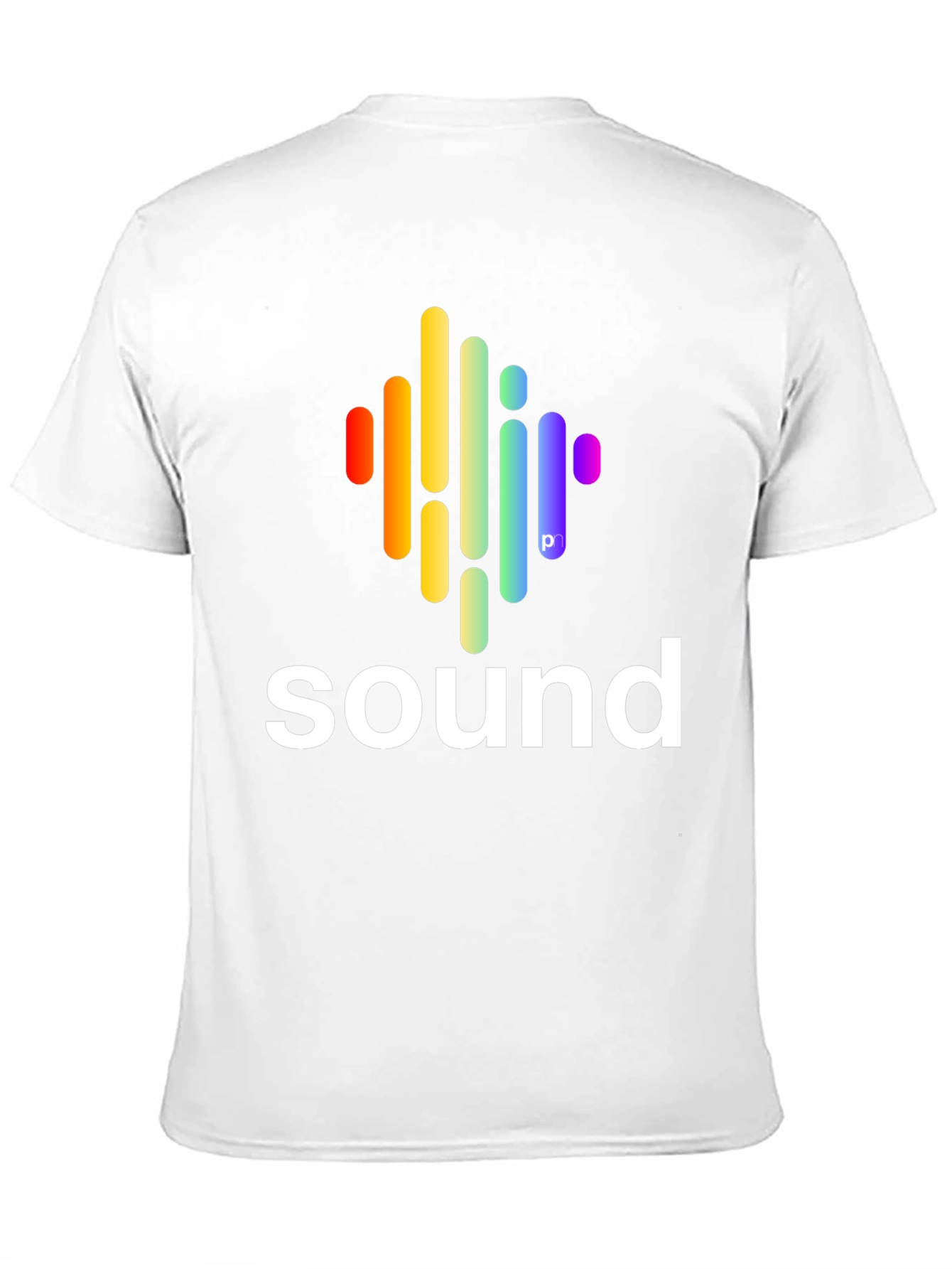 Sound Wave Graphic Tee - Stylish Black Cotton T-Shirt