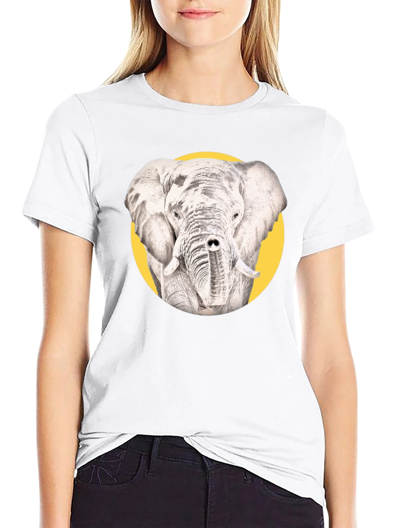 Elephant Graphic T-Shirt - Unique Design