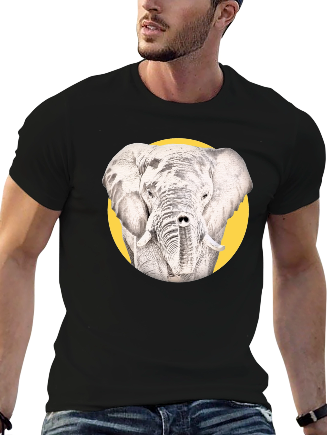 Elephant Graphic T-Shirt - Unique Design