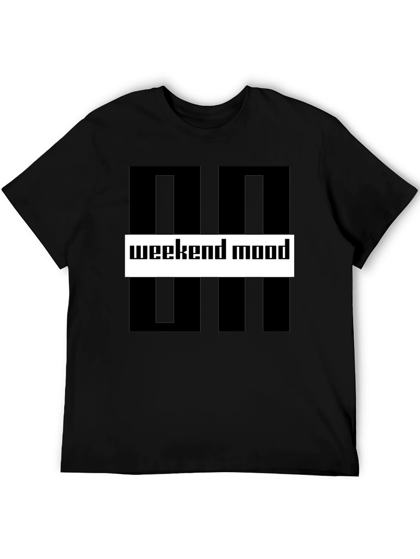 Weekend Mood Graphic Tee - Stylish Casual Wear