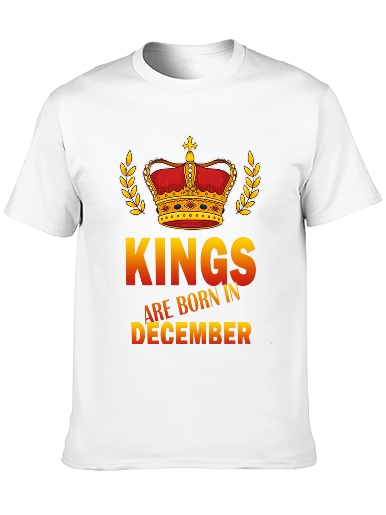 Kings are Born in December Graphic Tee