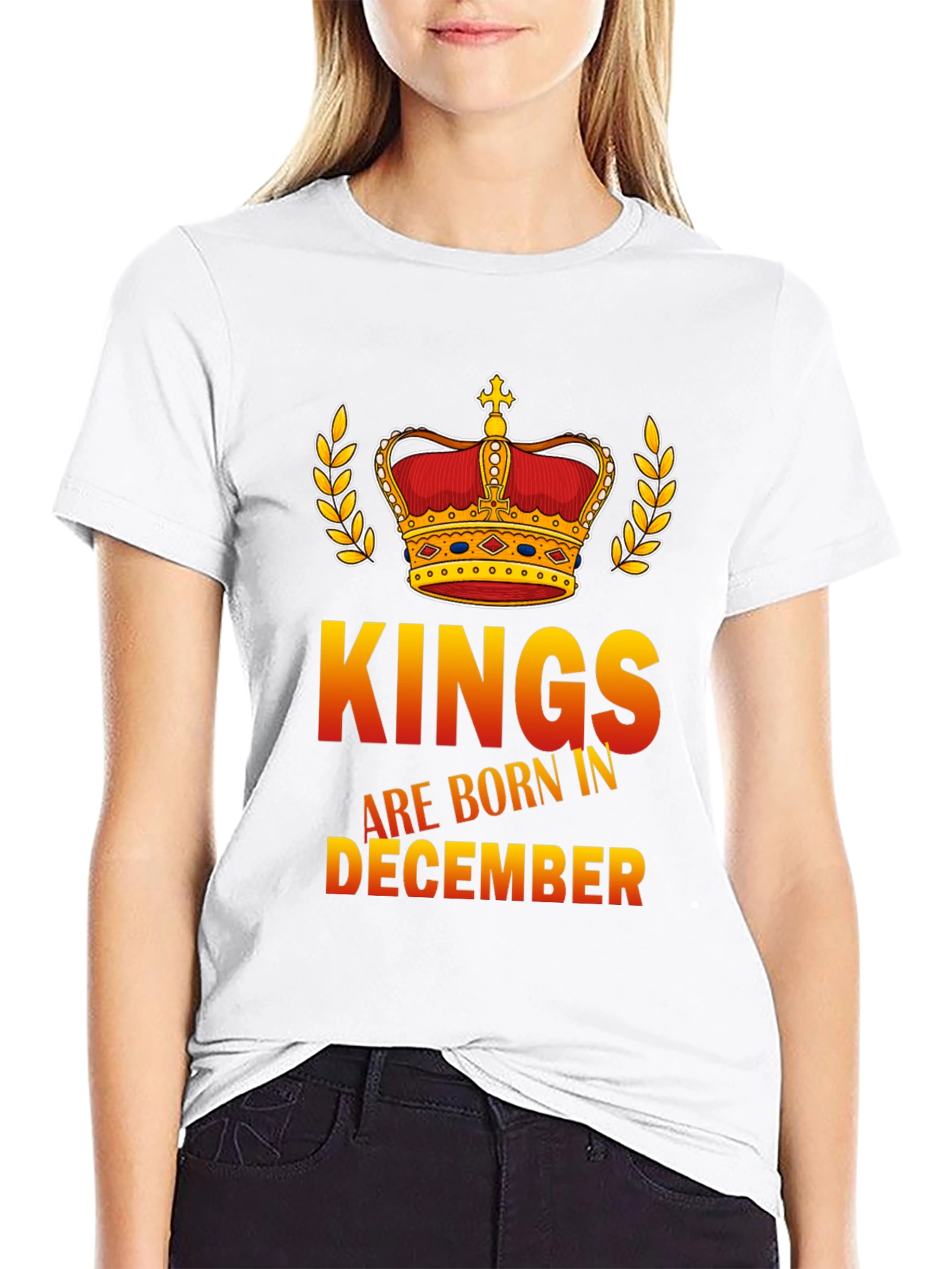 Kings are Born in December Graphic Tee