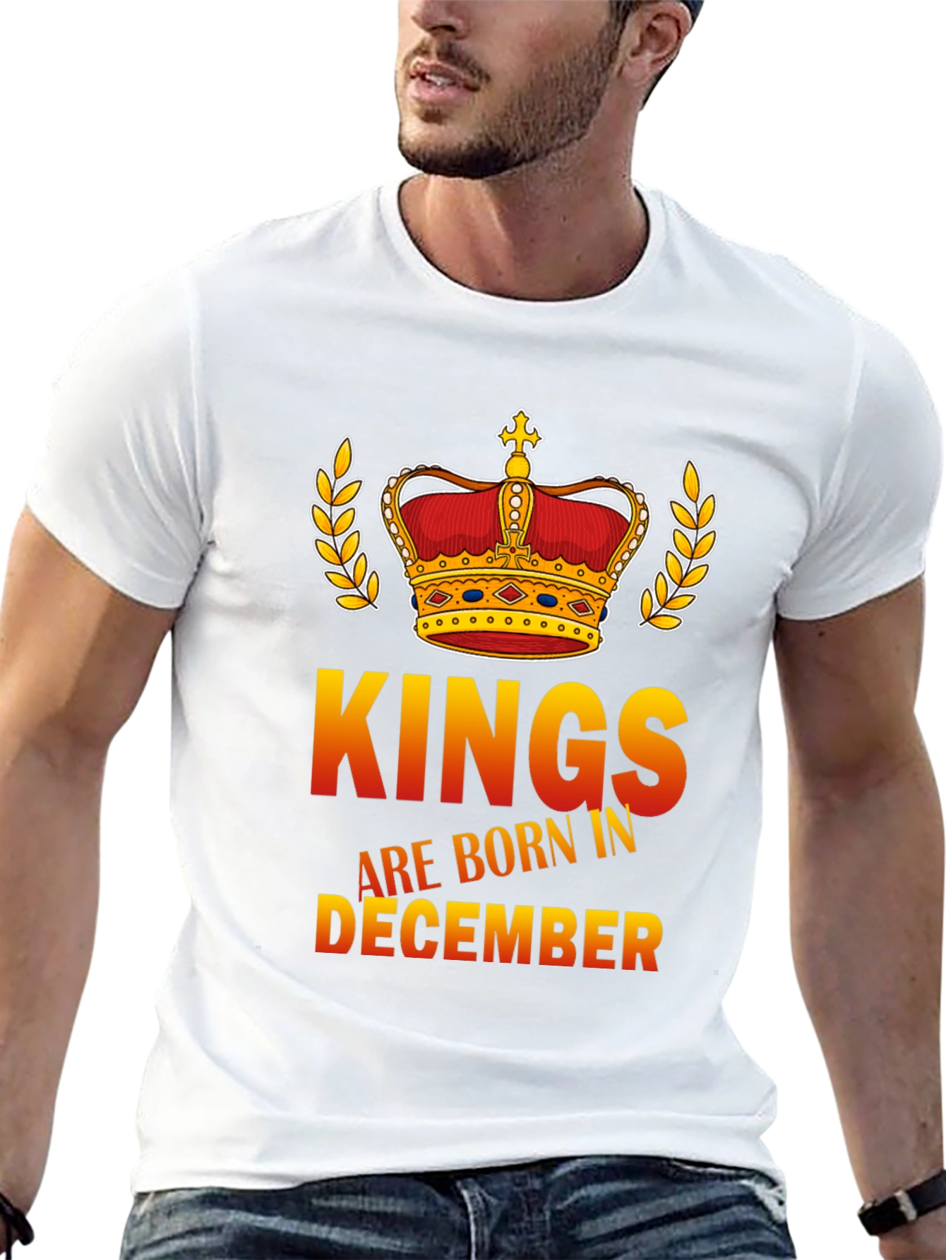 Kings are Born in December Graphic Tee