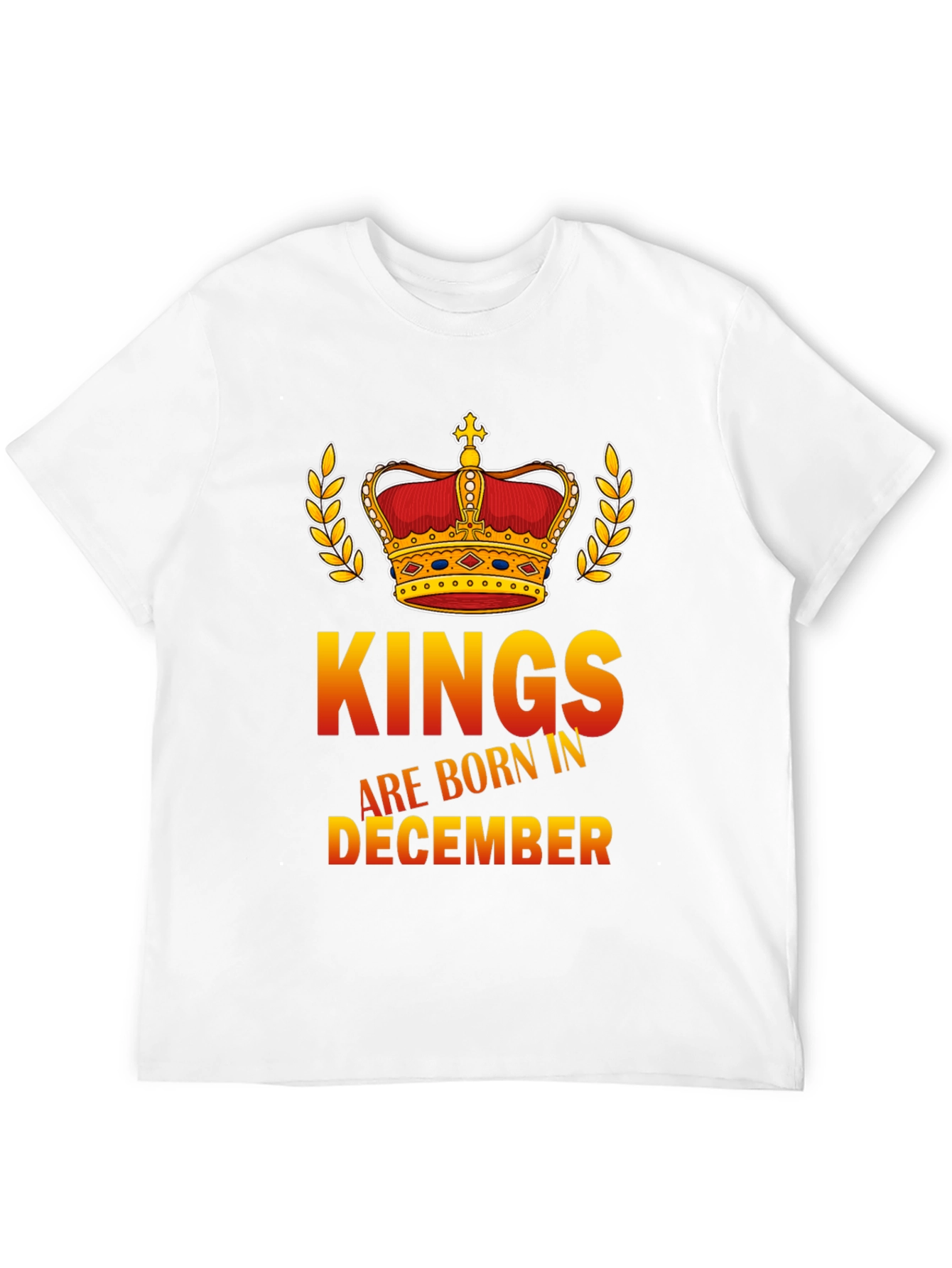 Kings are Born in December Graphic Tee