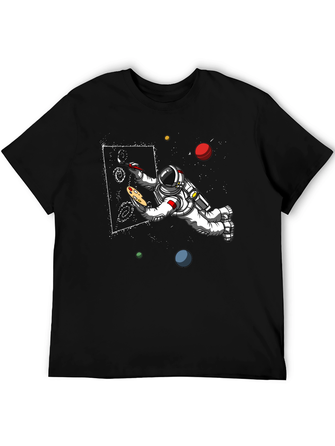 Astronaut Artist Graphic T-Shirt