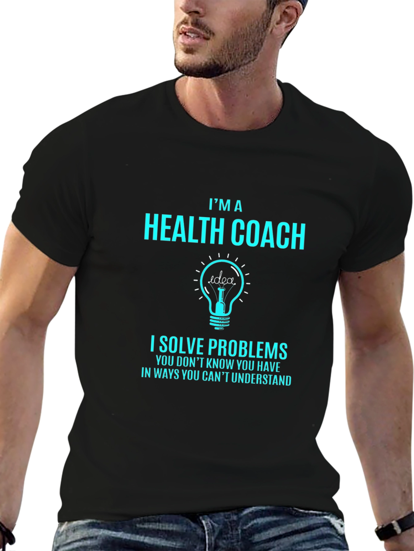Health Coach T-Shirt - Problem Solver Design
