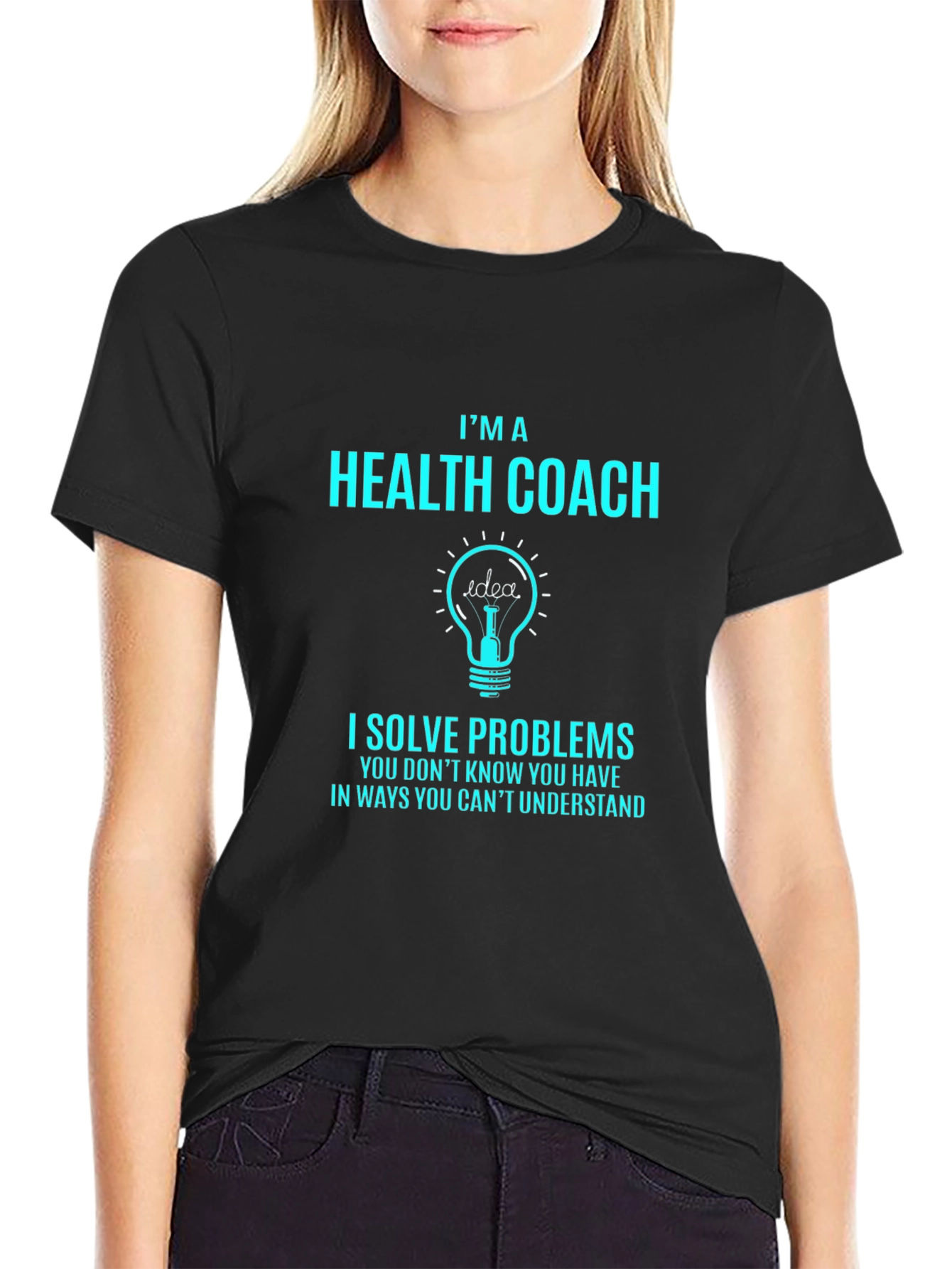 Health Coach T-Shirt - Problem Solver Design