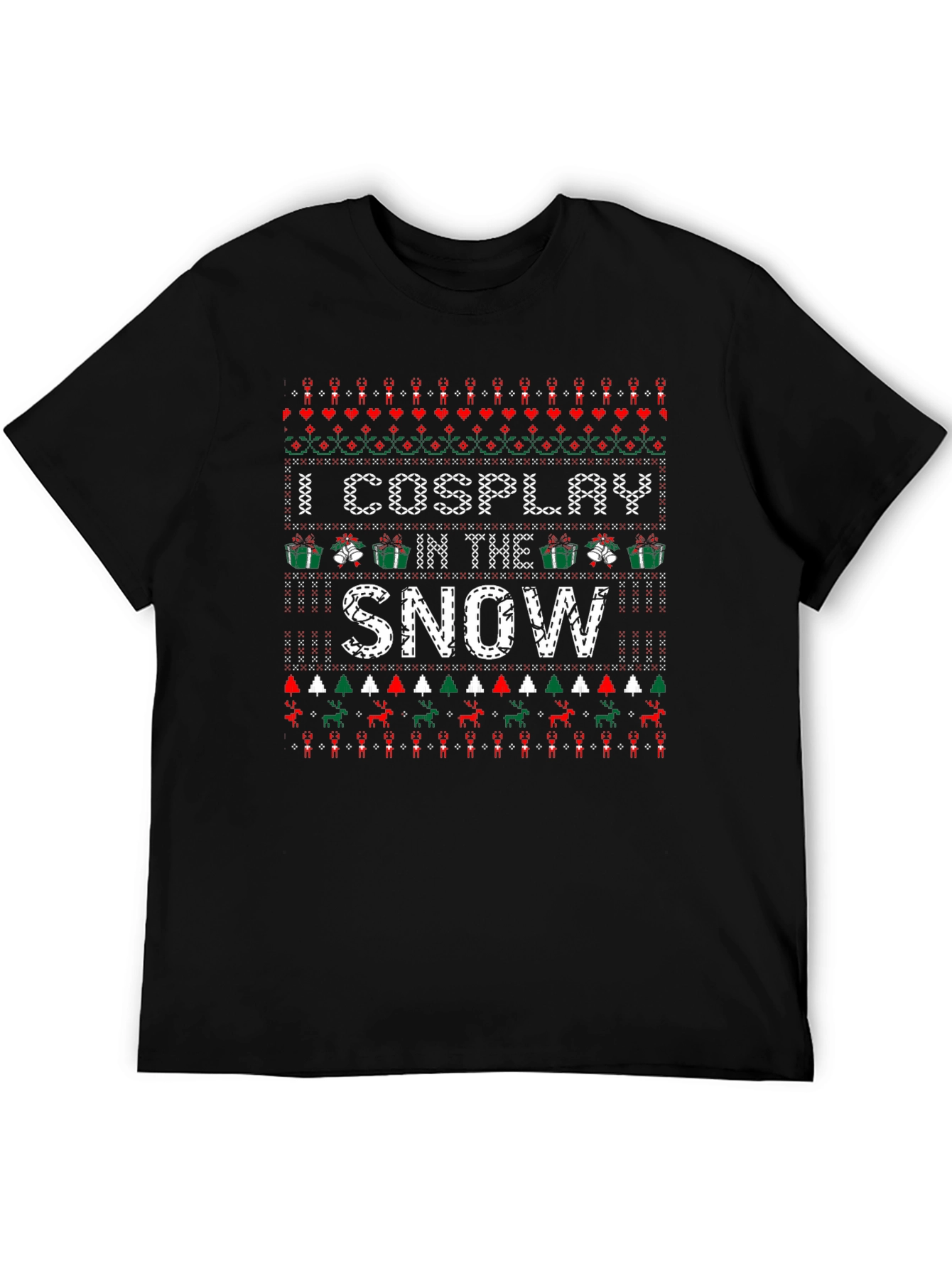 I Cosplay in the Snow Holiday T-Shirt