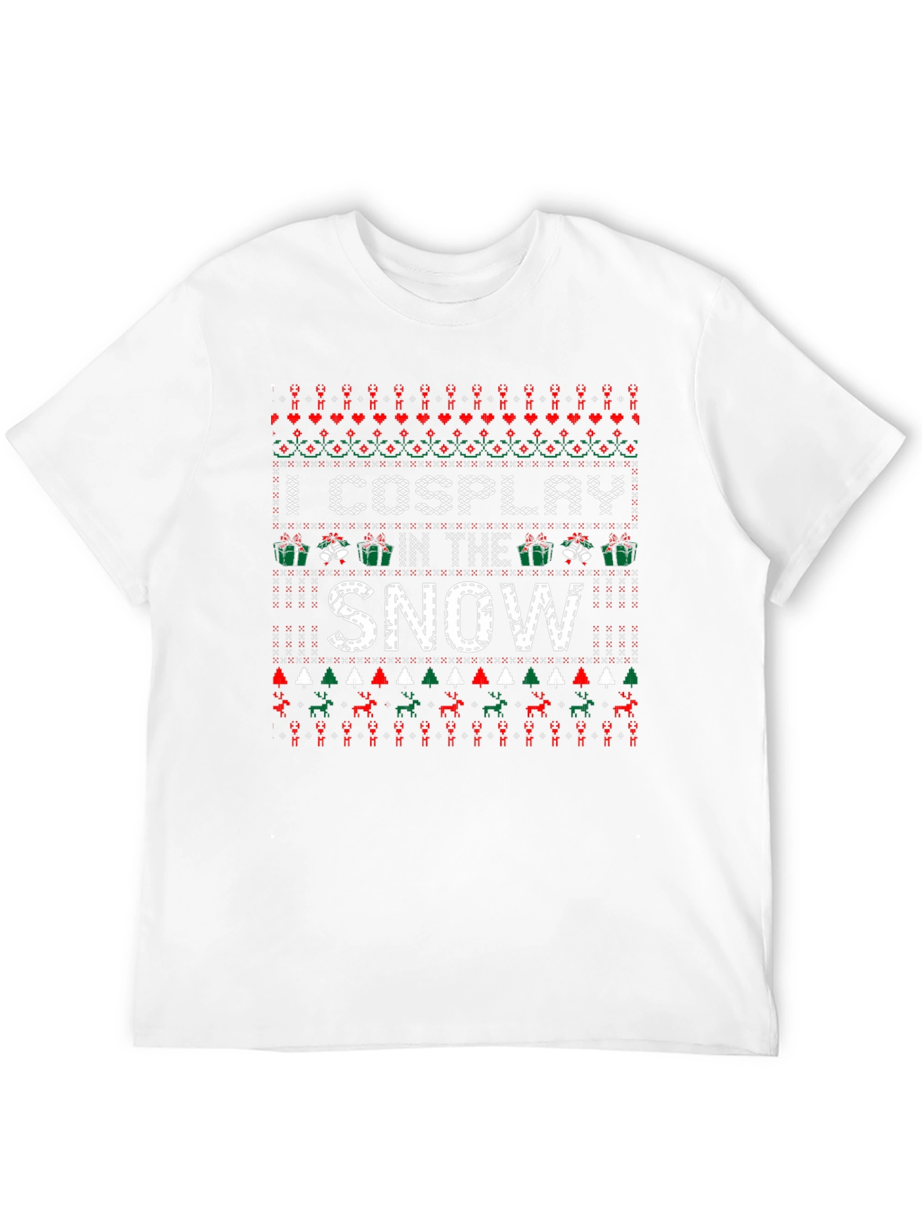 I Cosplay in the Snow Holiday T-Shirt
