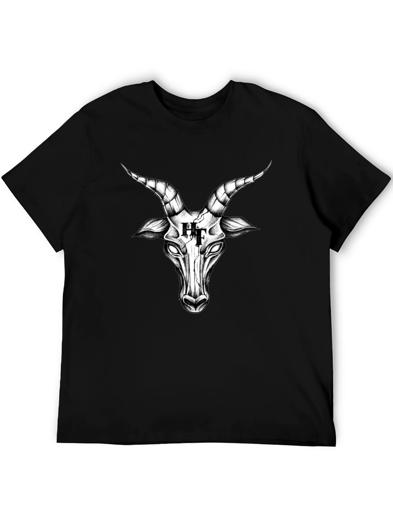 Baphomet Graphic Tee - Edgy Streetwear