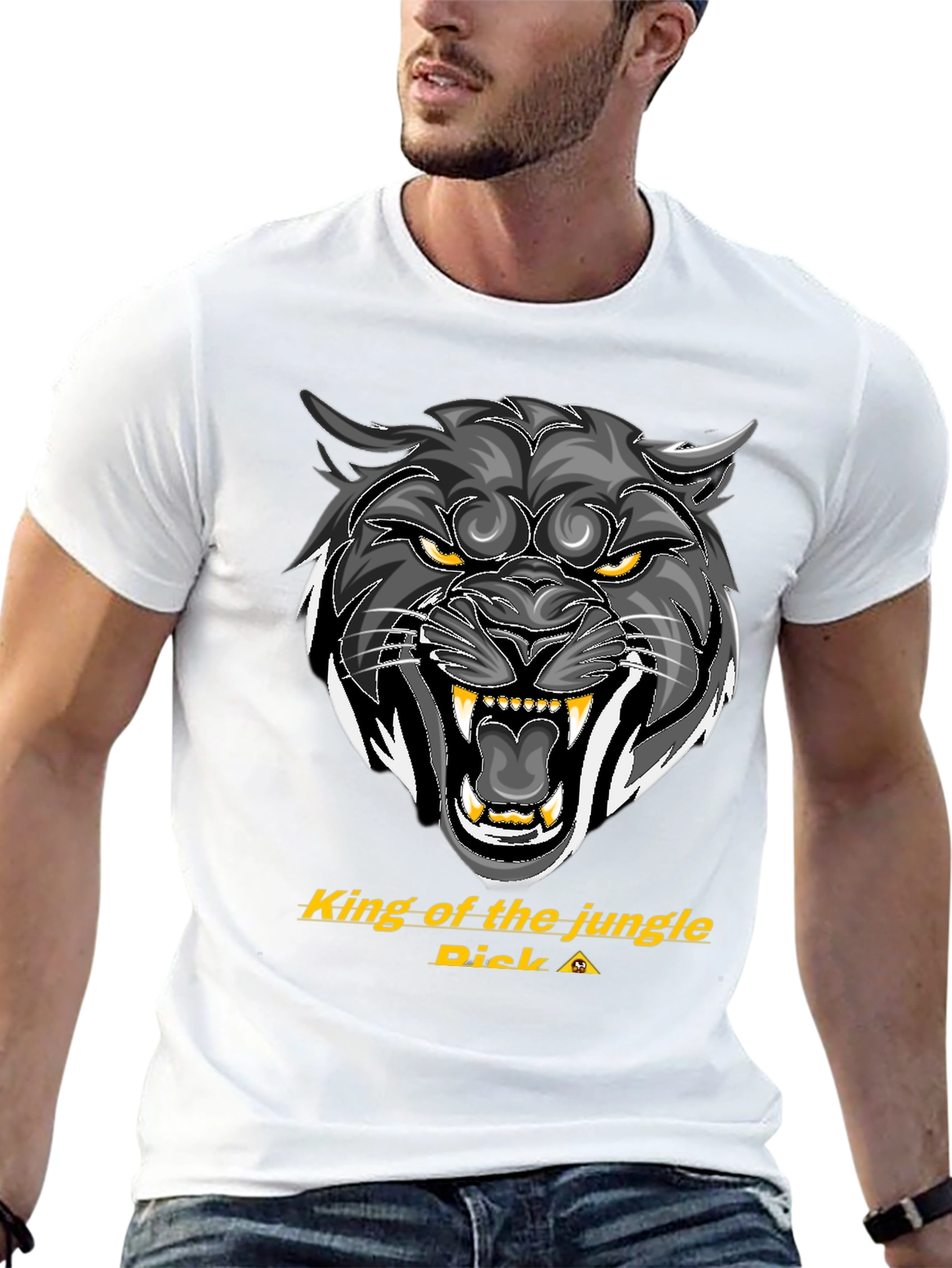 King of the Jungle T-Shirt - Fierce Panther Design