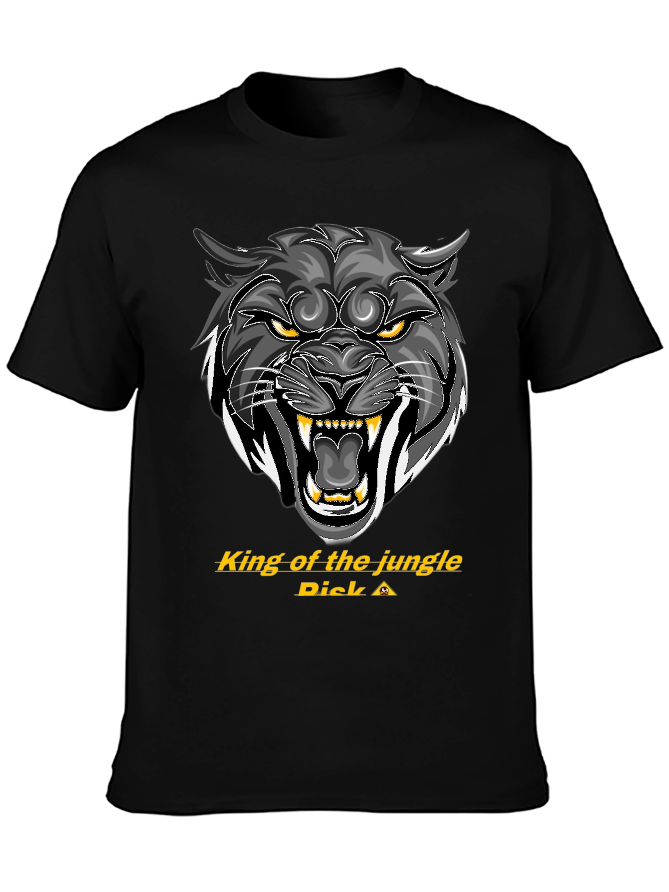 King of the Jungle T-Shirt - Fierce Panther Design