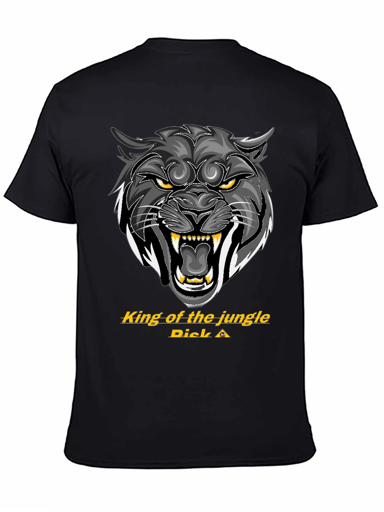 King of the Jungle T-Shirt - Fierce Panther Design