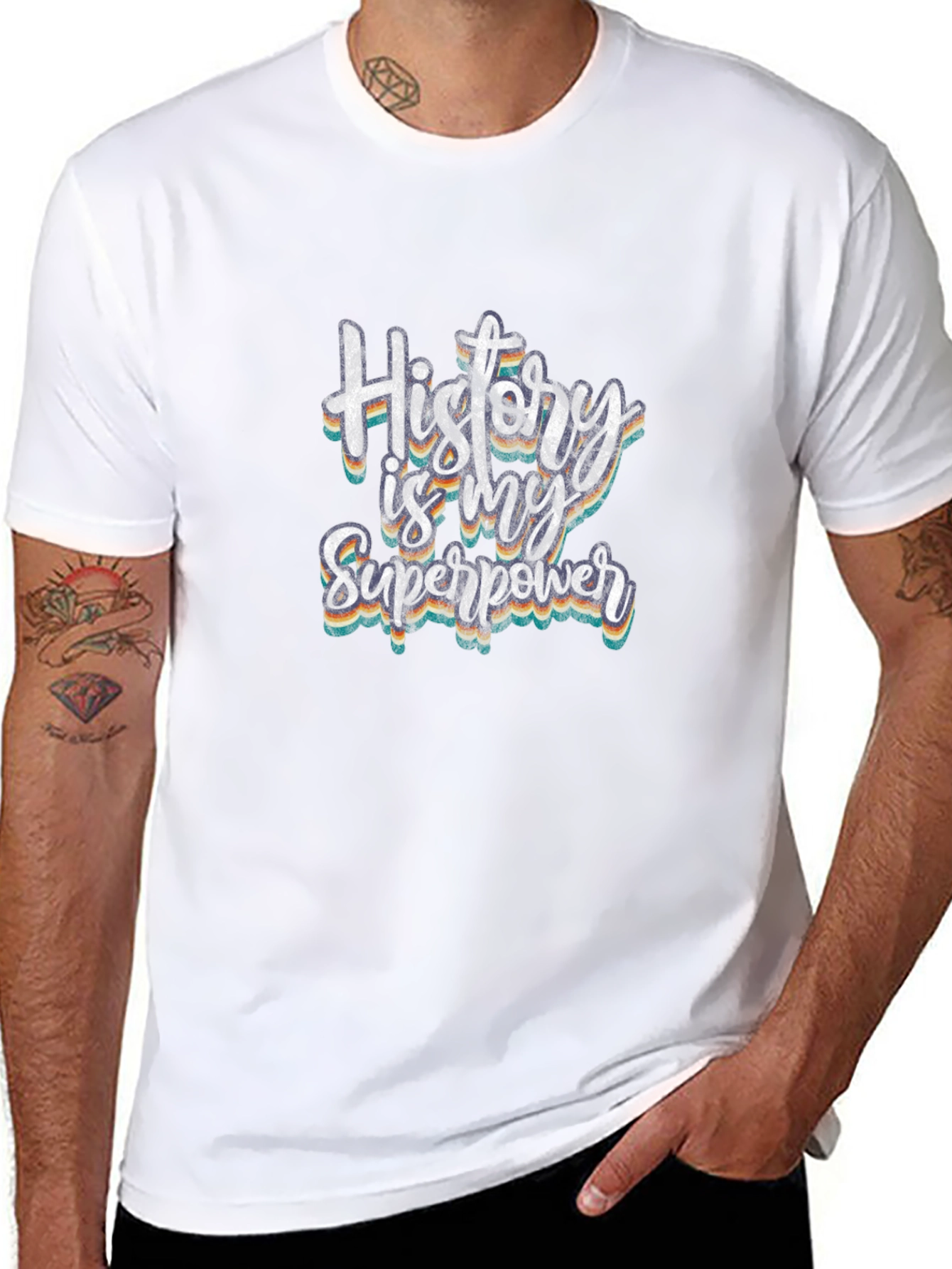 History Is My Superpower T-Shirt - Novelty Design
