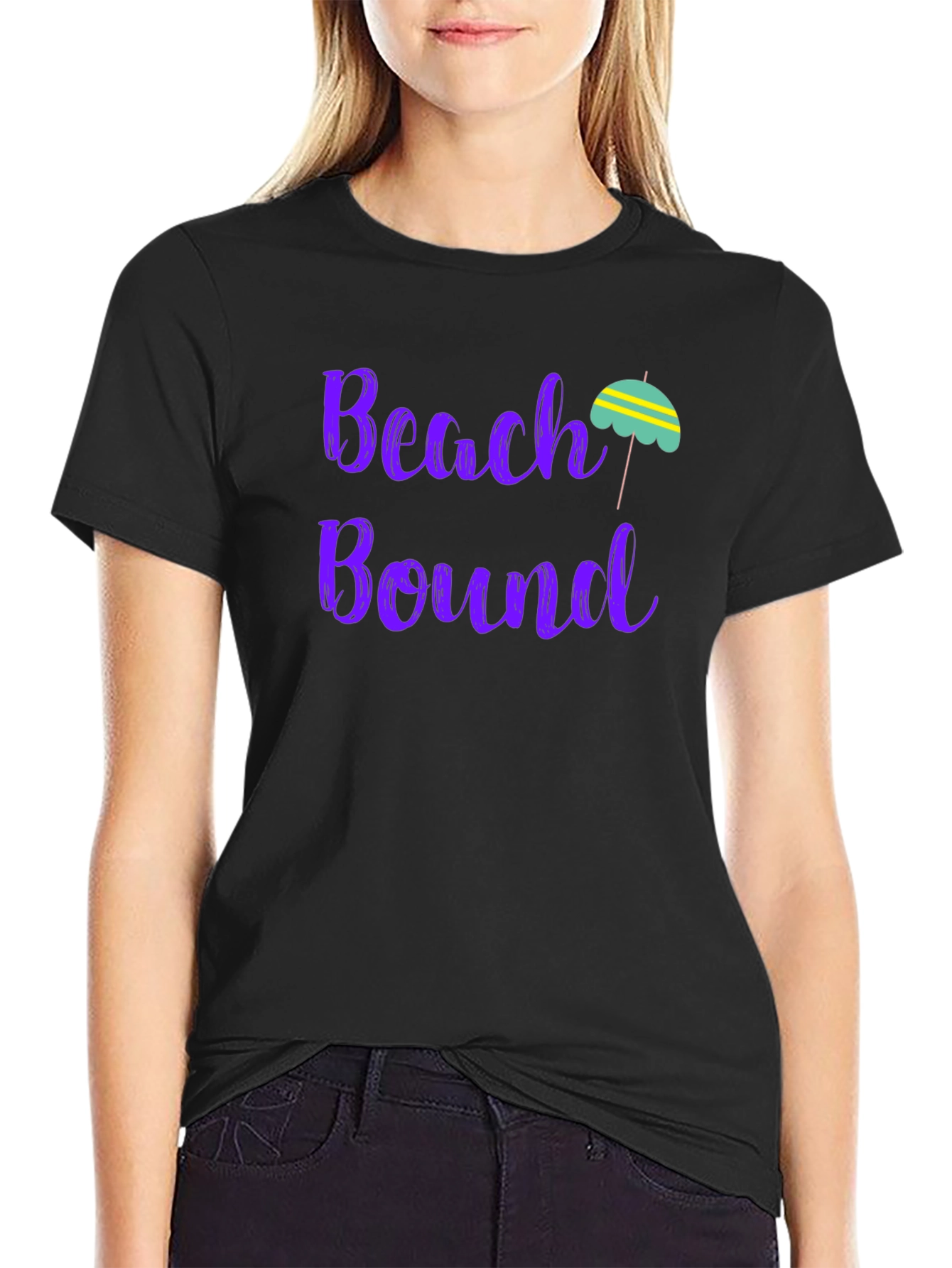 Beach Bound Black T-Shirt