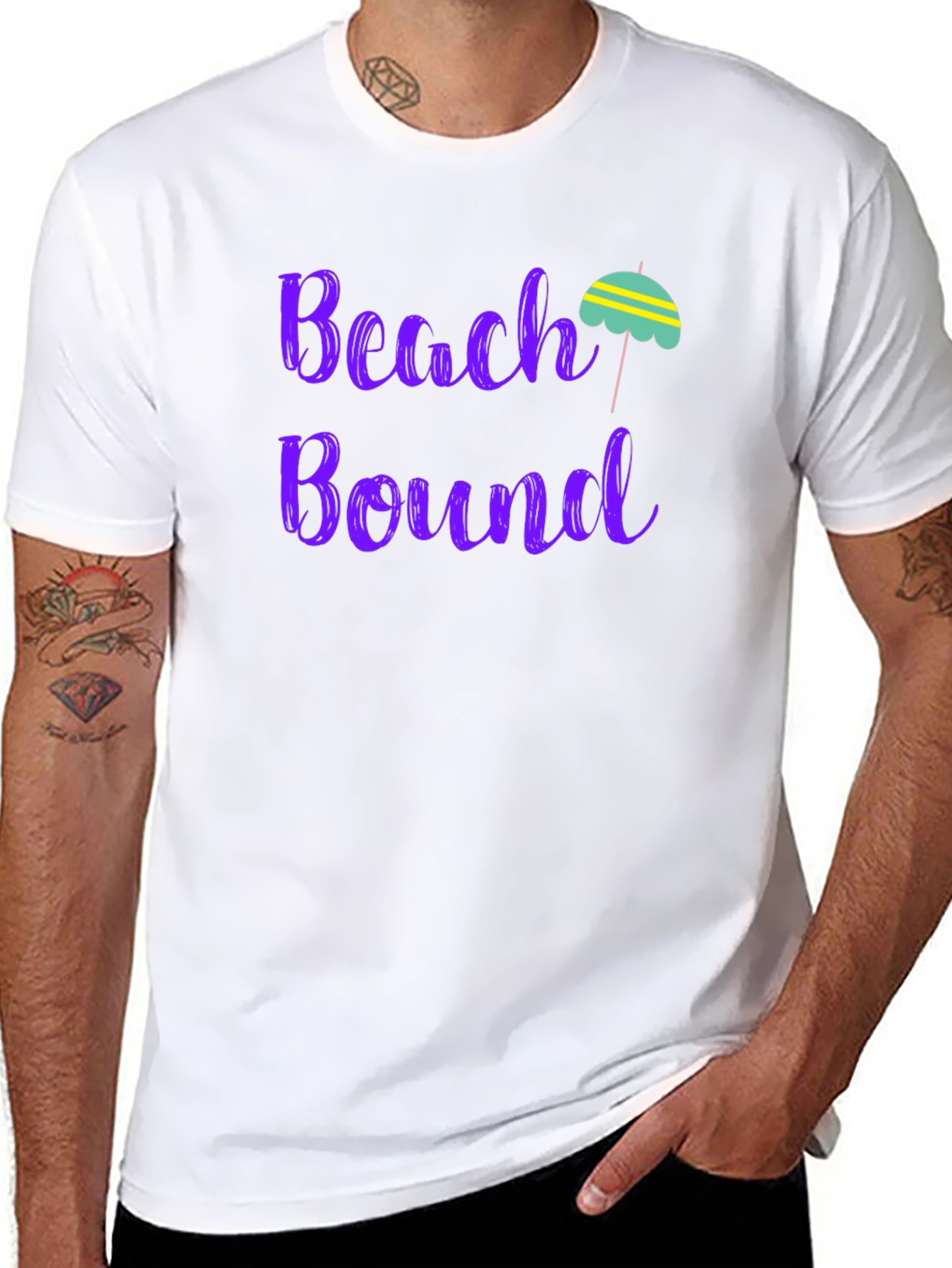 Beach Bound Black T-Shirt