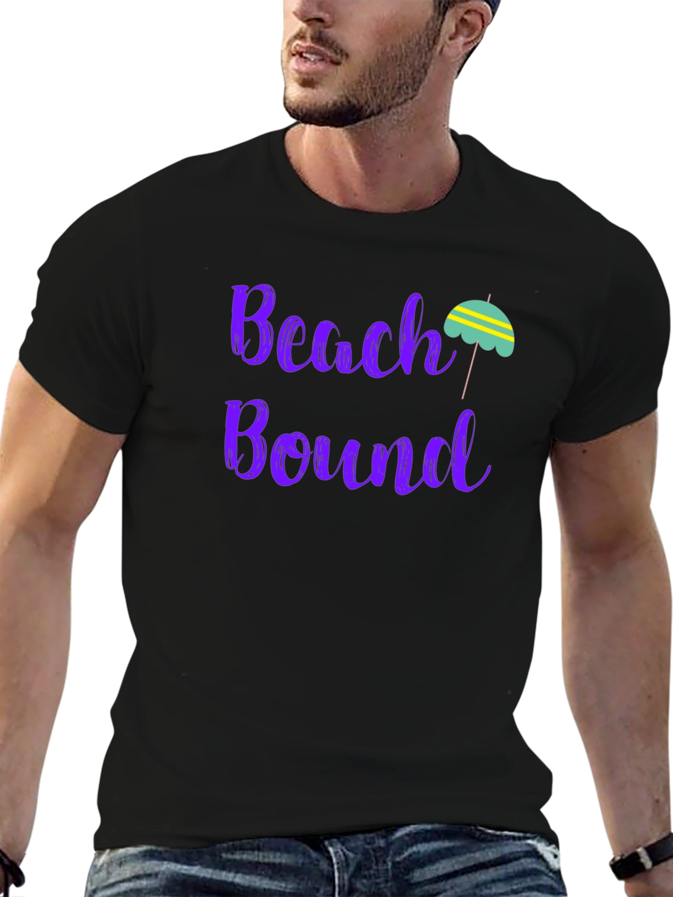 Beach Bound Black T-Shirt