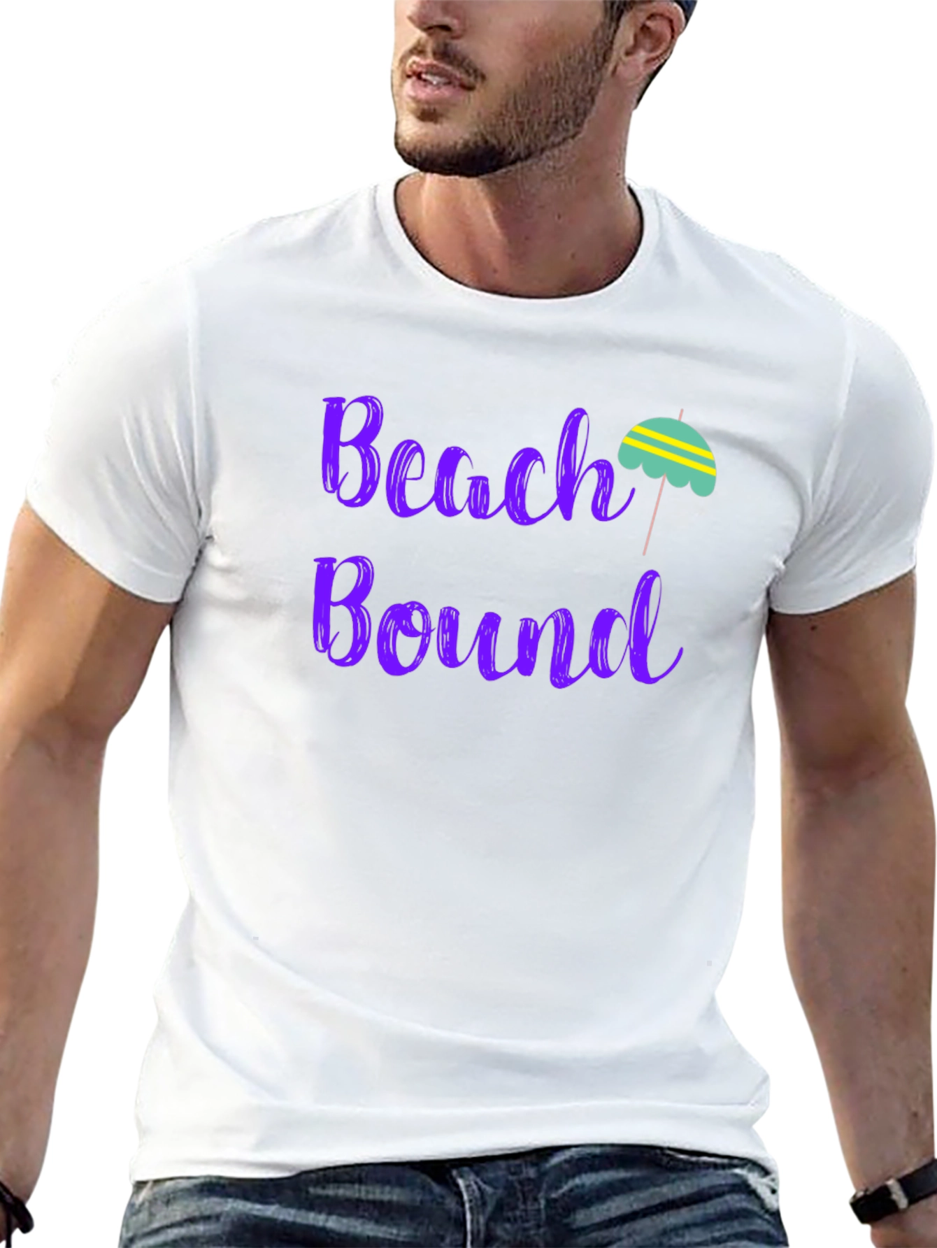 Beach Bound Black T-Shirt