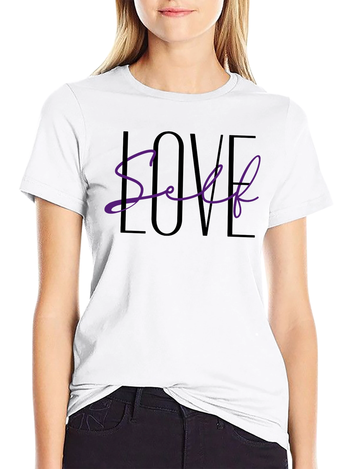 Self Love Graphic Tee - Black