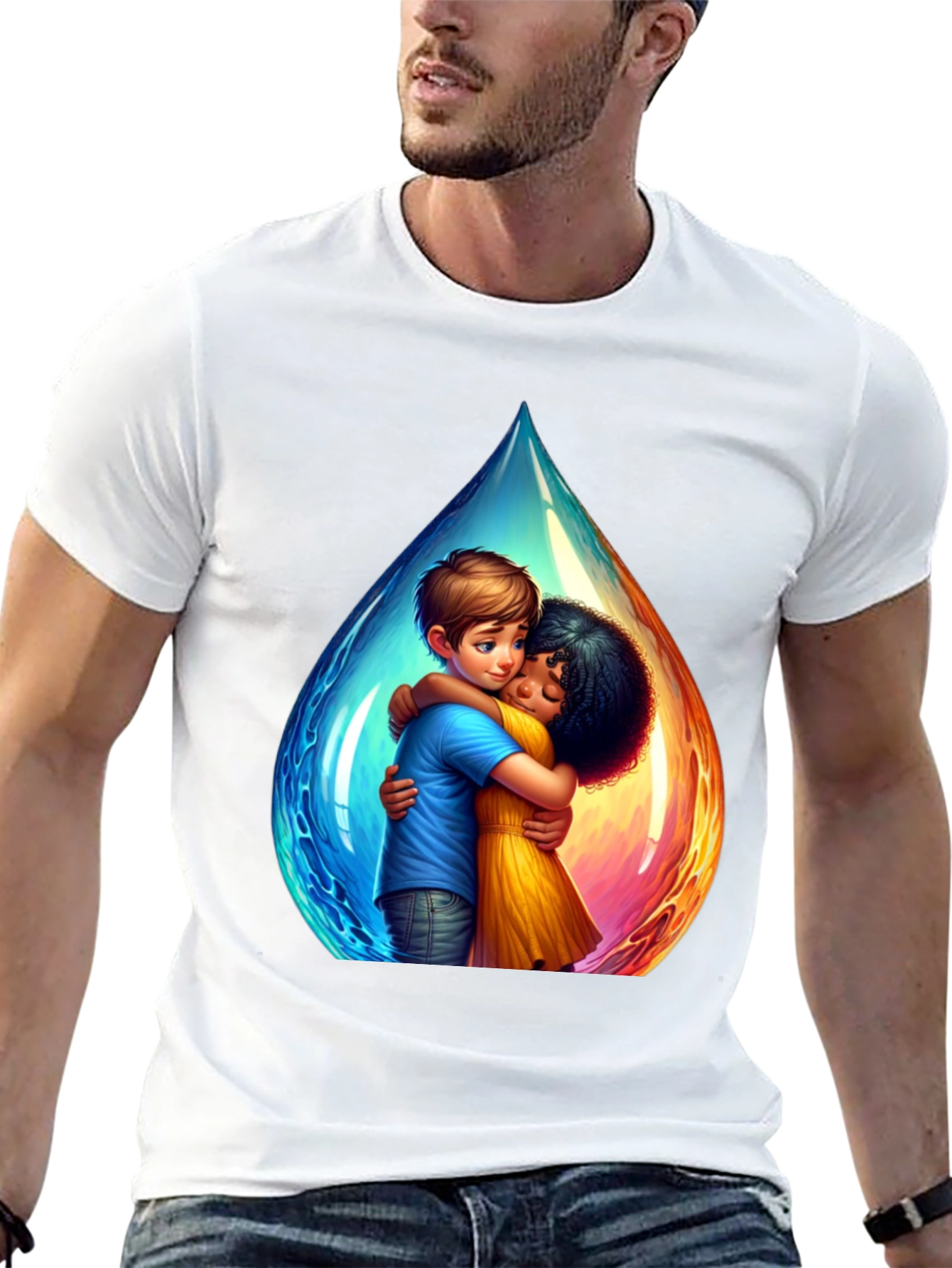 Unity T-Shirt - Boy and Girl Hug