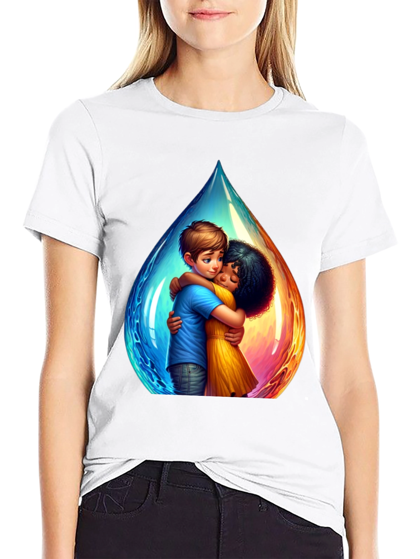 Unity T-Shirt - Boy and Girl Hug