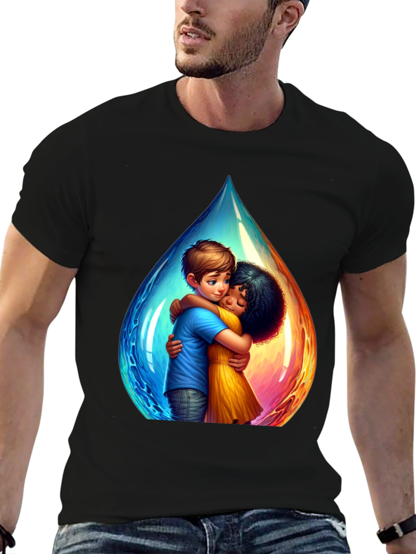 Unity T-Shirt - Boy and Girl Hug