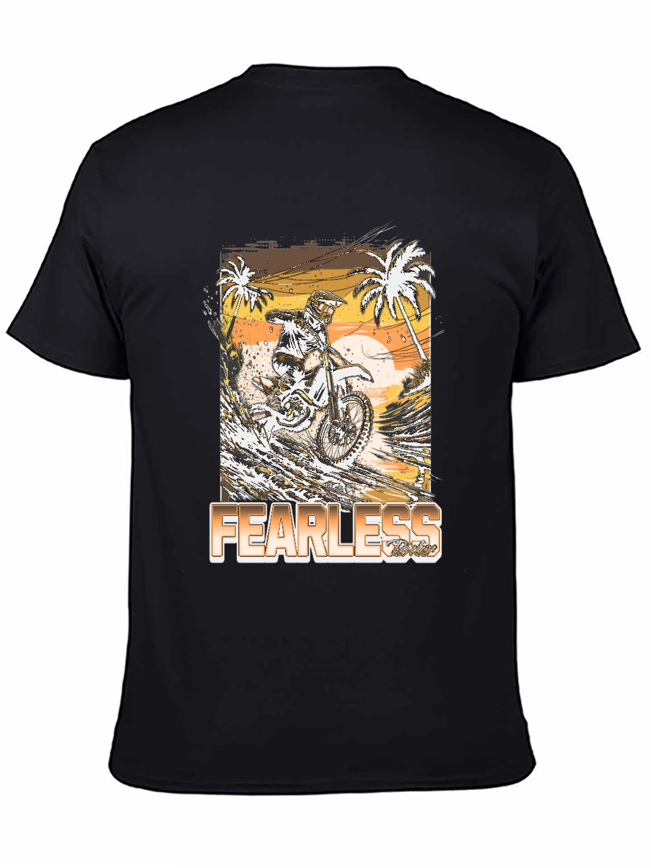 Fearless Rider Graphic Tee - Motocross T-Shirt
