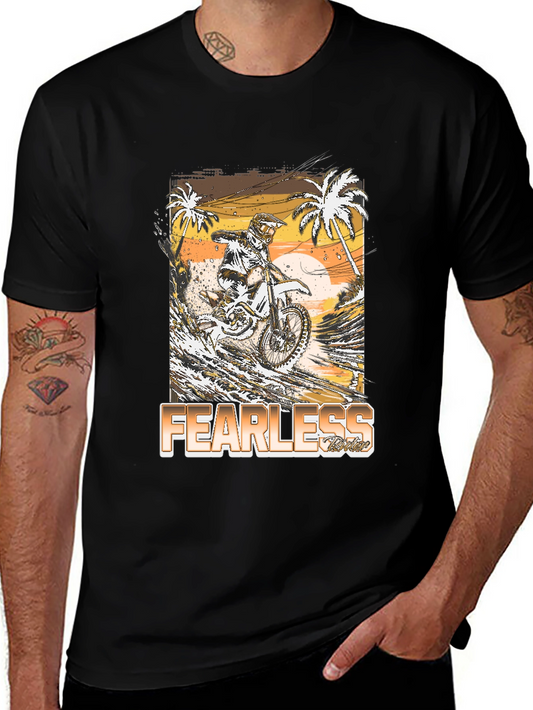 Fearless Rider Graphic Tee - Motocross T-Shirt