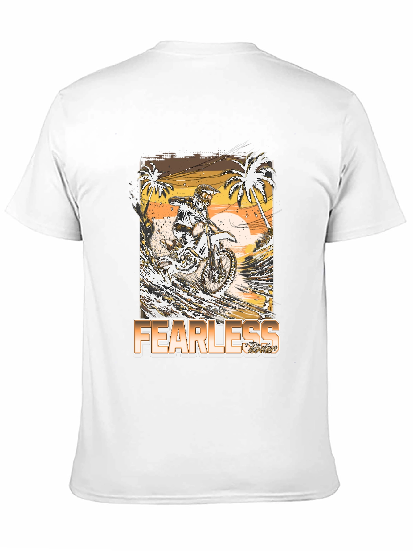 Fearless Rider Graphic Tee - Motocross T-Shirt