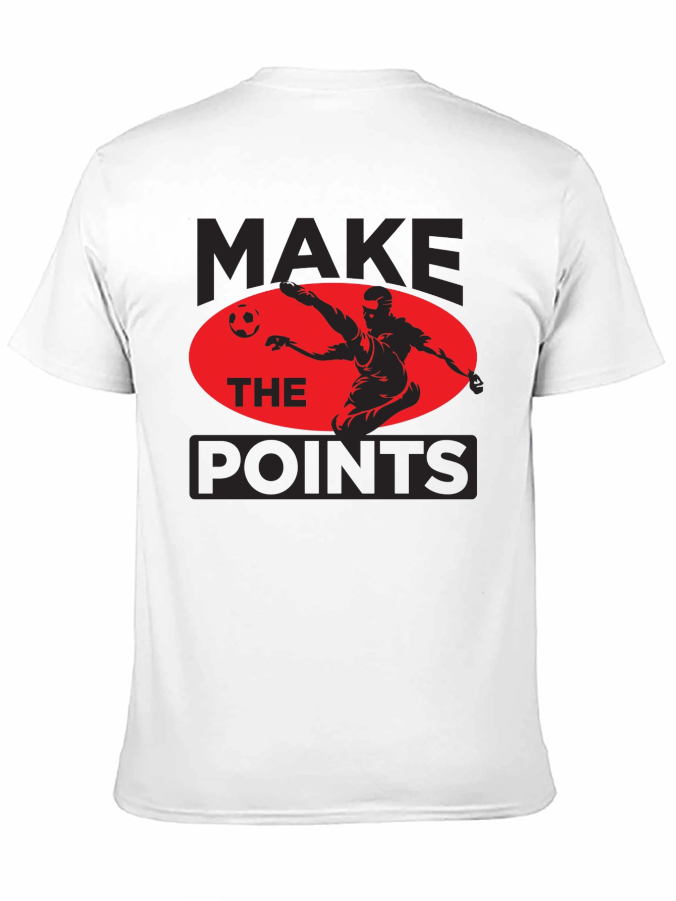 Make The Points Soccer Graphic Tee - Black