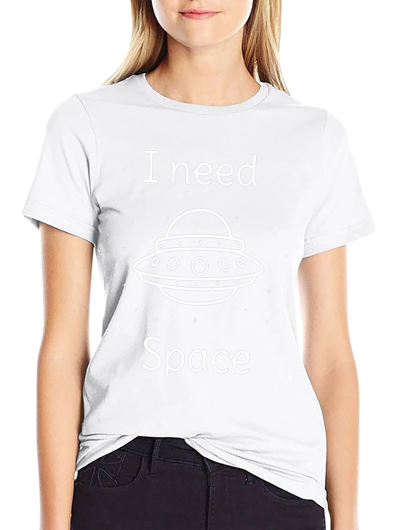 I Need Space UFO Graphic T-Shirt