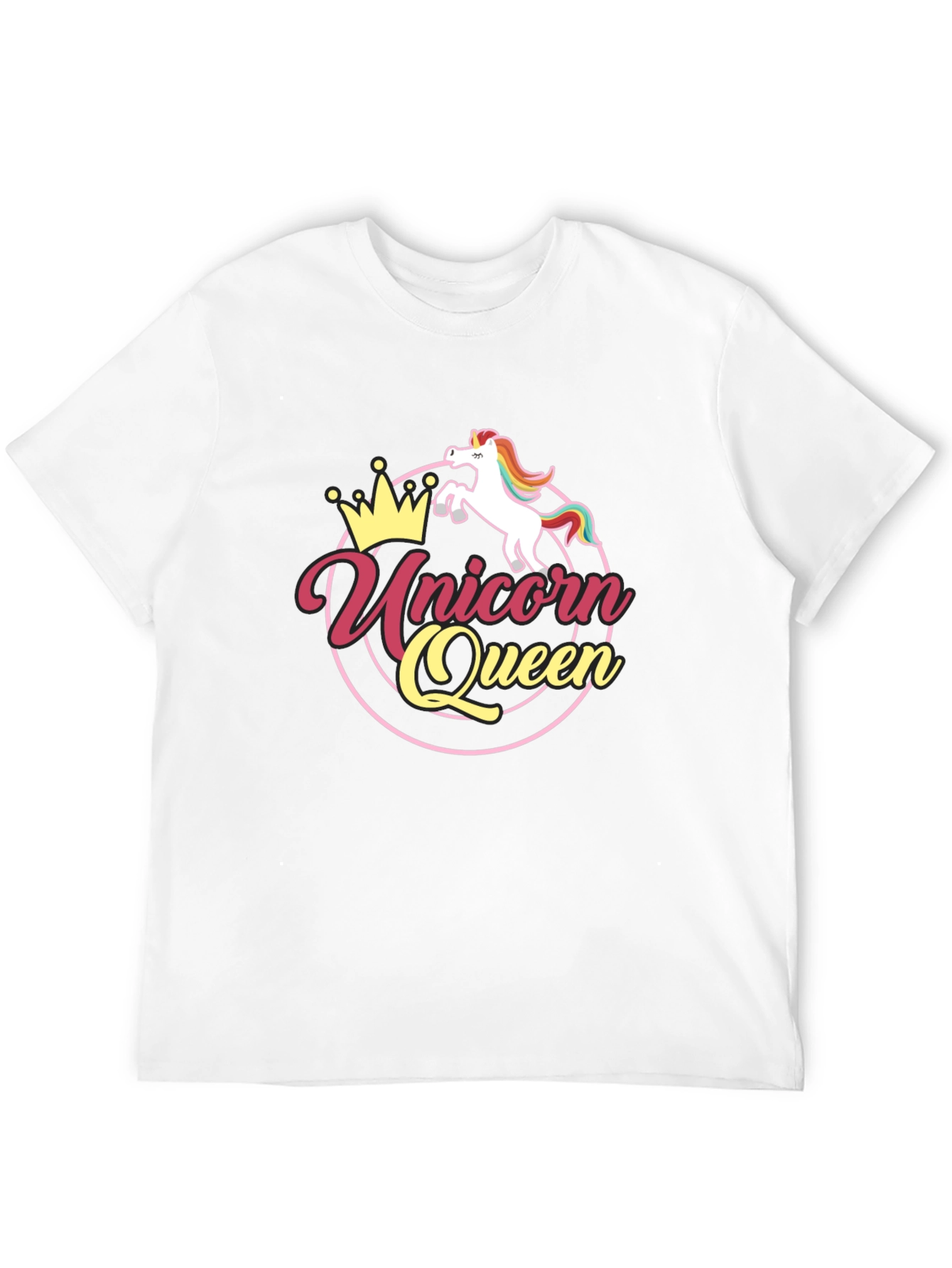 Unicorn Queen Black T-Shirt