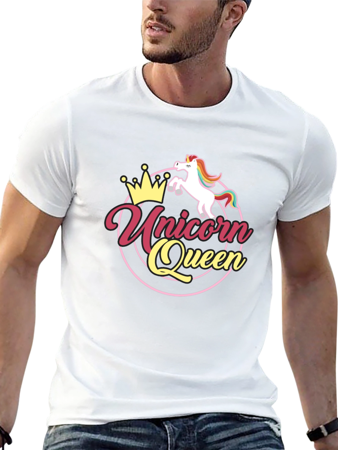 Unicorn Queen Black T-Shirt