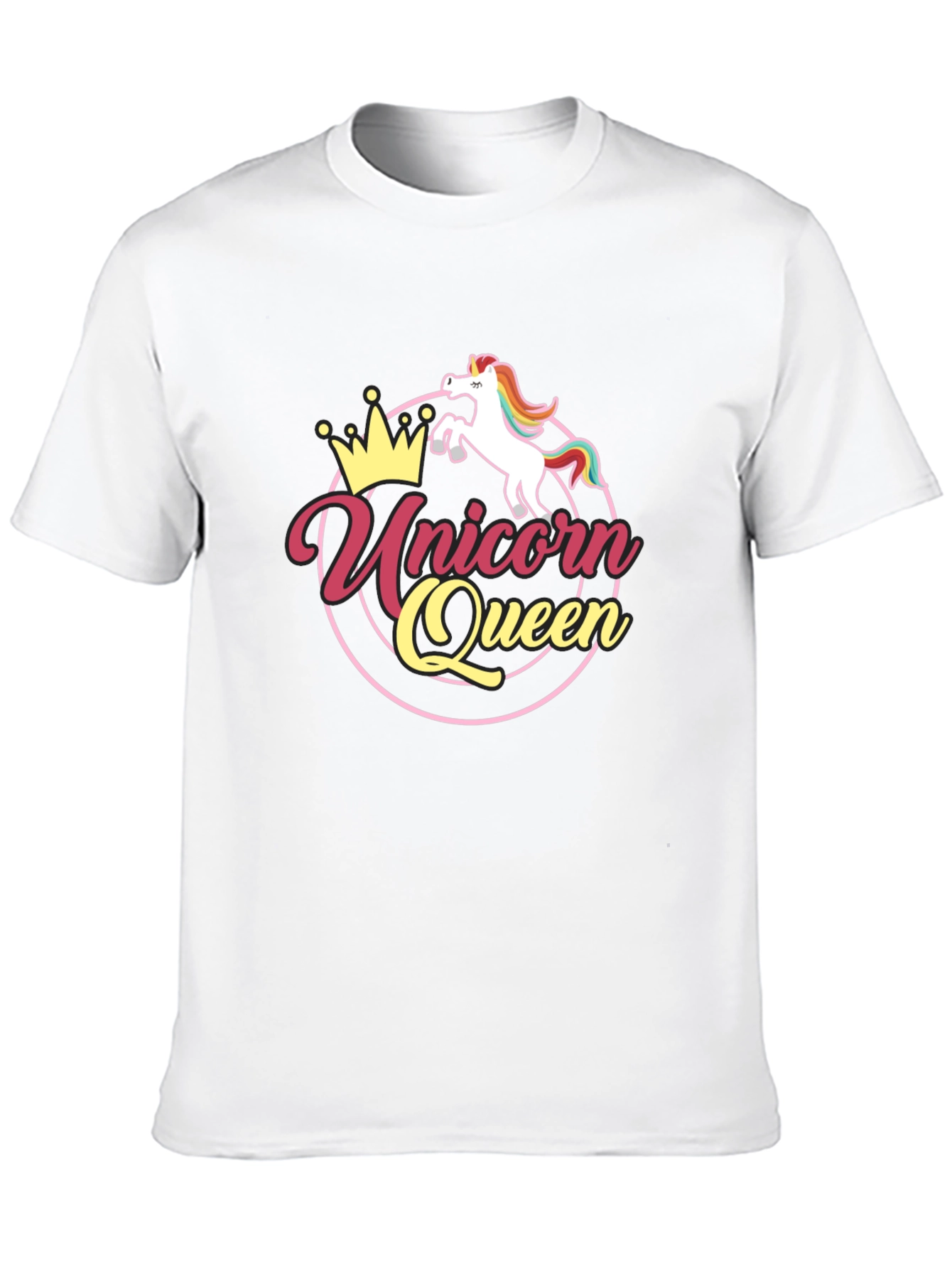 Unicorn Queen Black T-Shirt