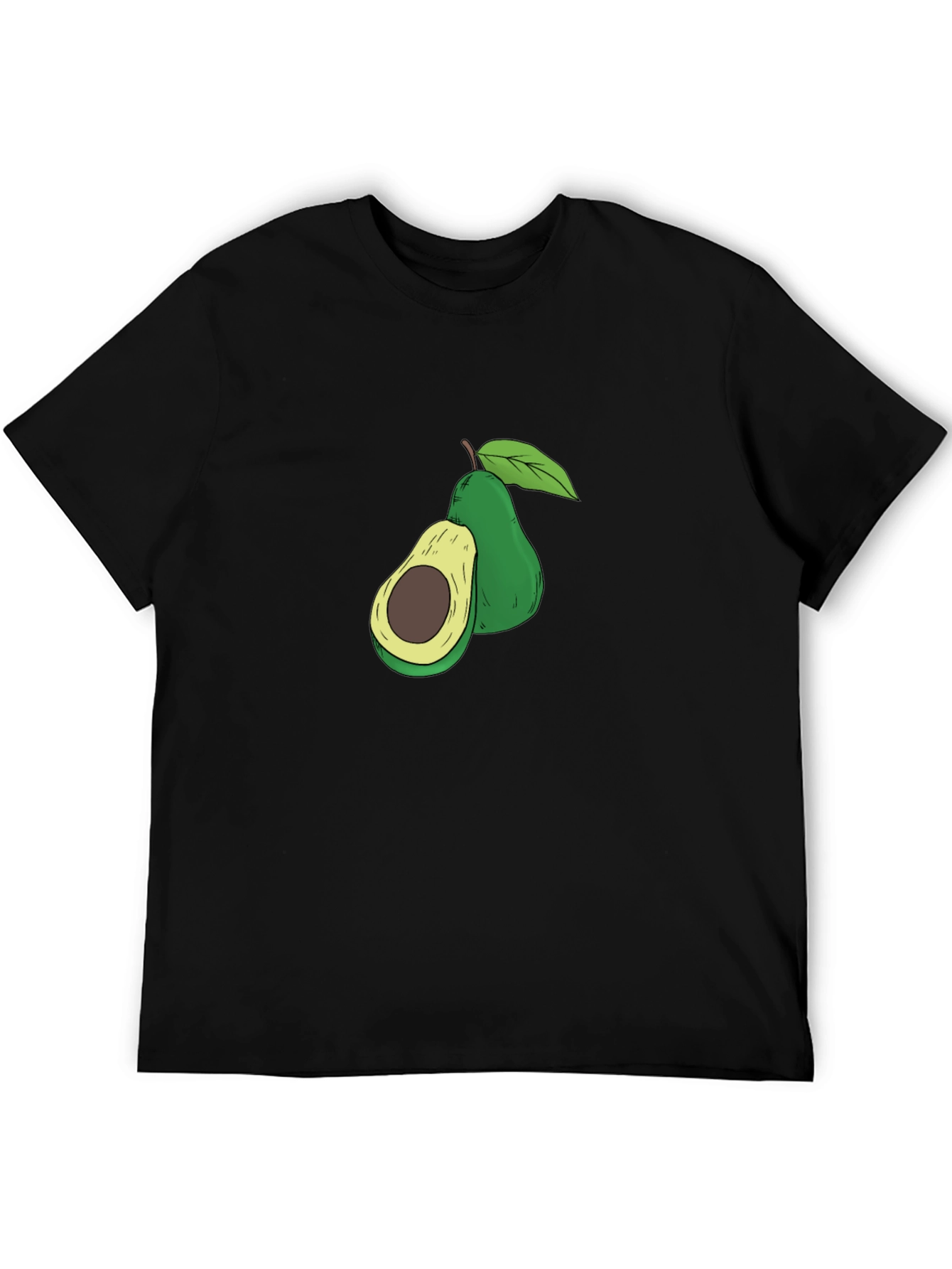 Avocado Graphic Tee - Unisex Black T-Shirt