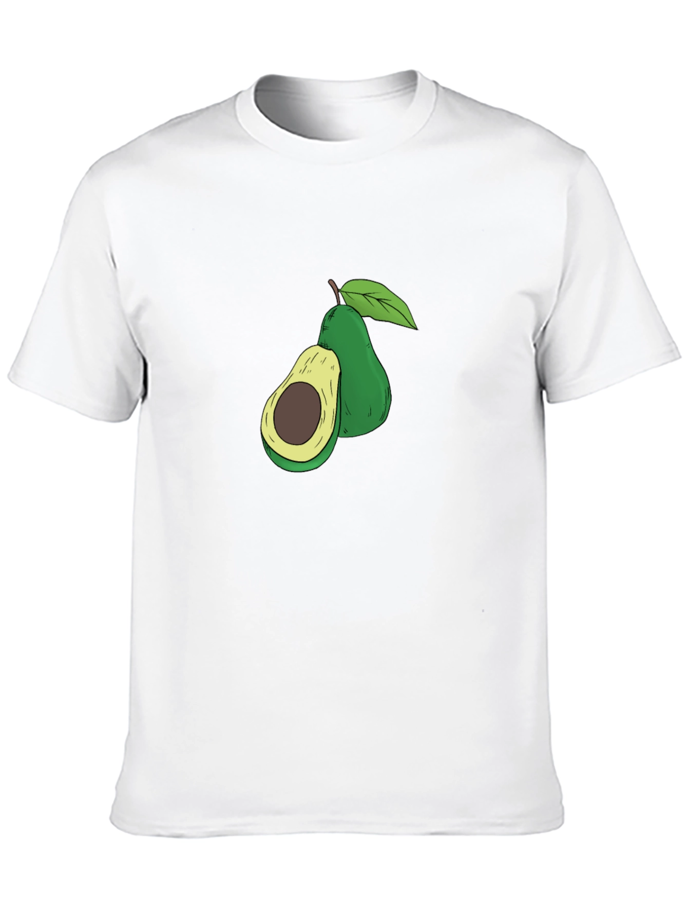 Avocado Graphic Tee - Unisex Black T-Shirt