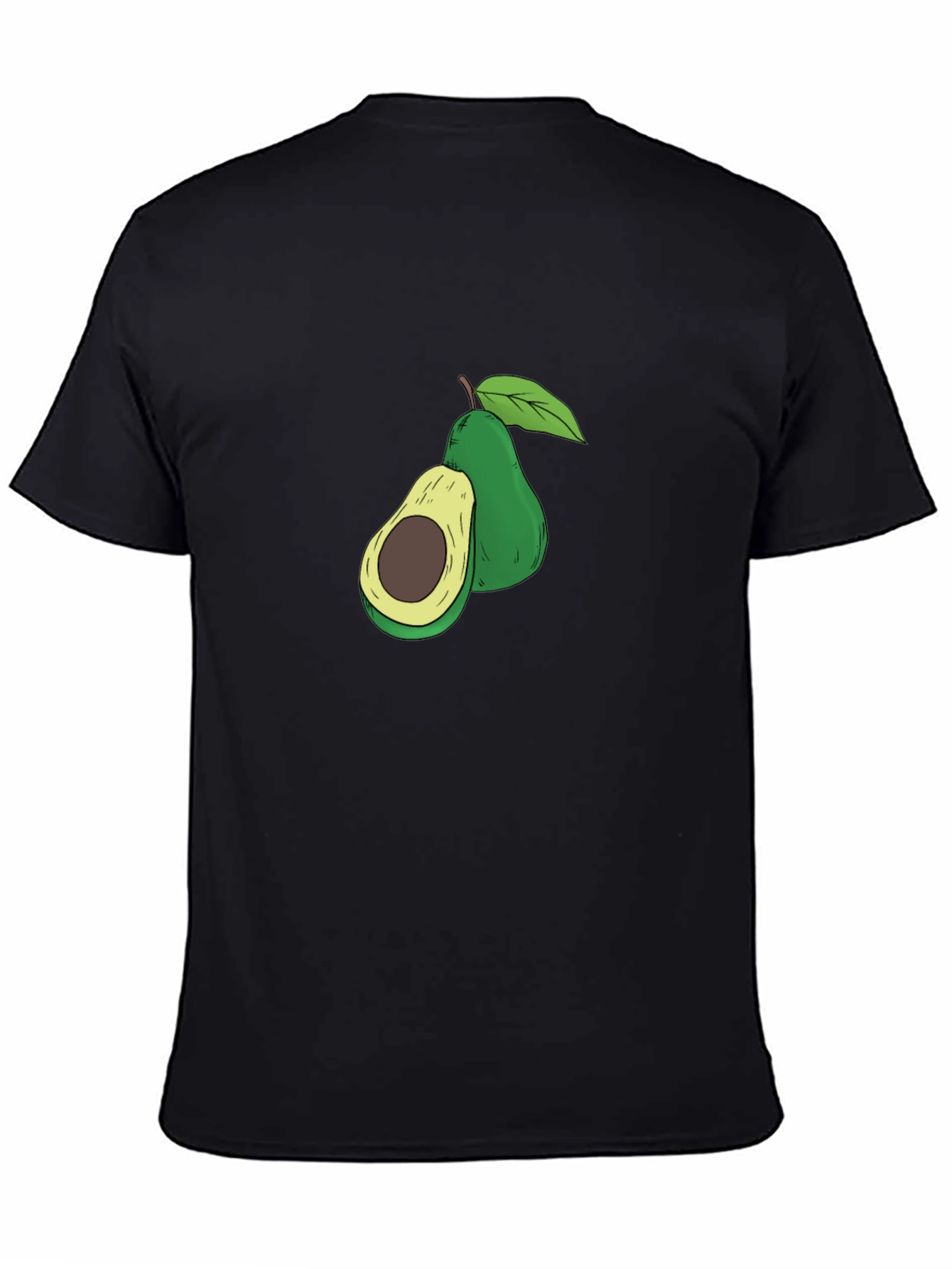 Avocado Graphic Tee - Unisex Black T-Shirt