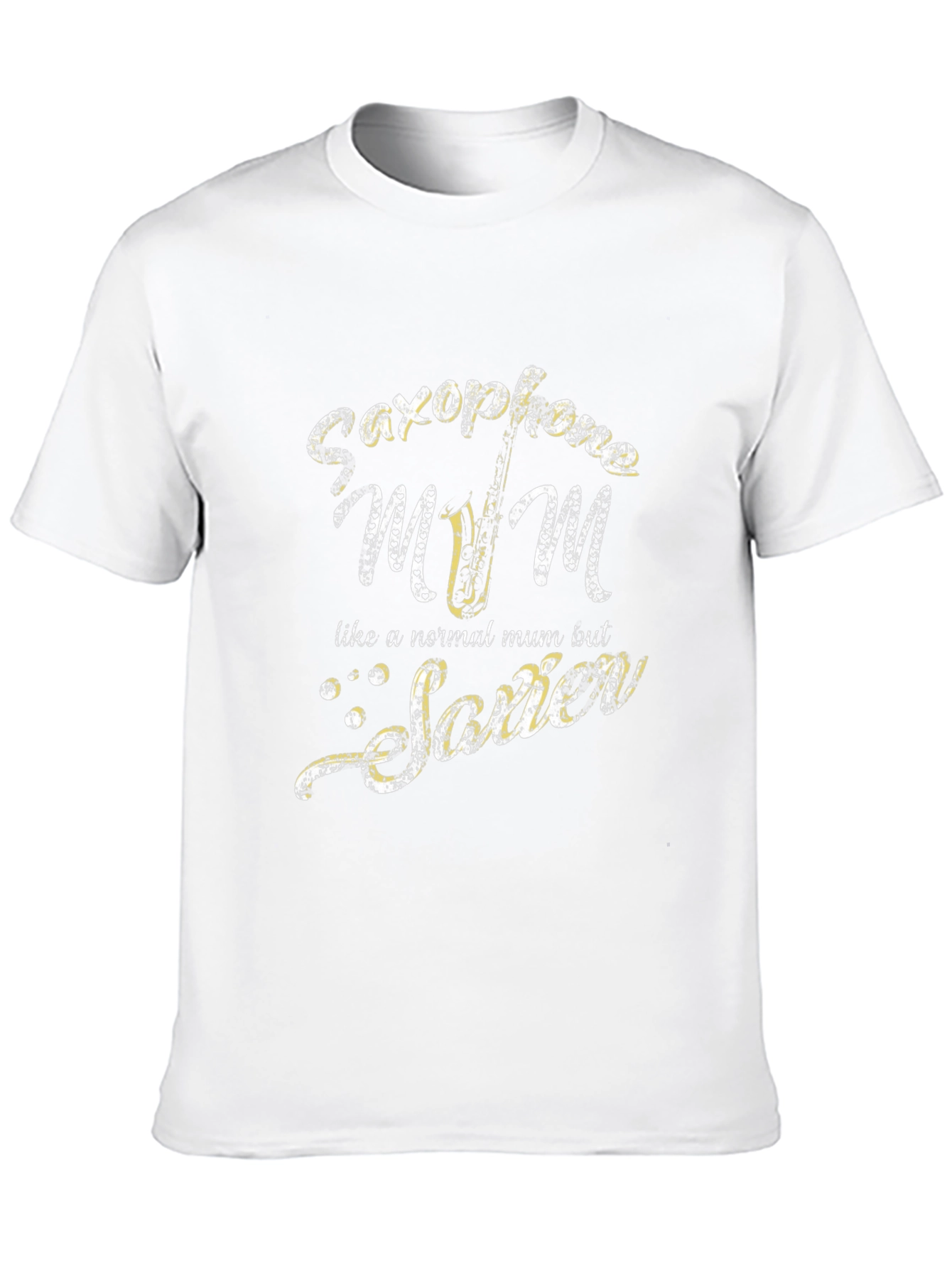 Saxophone Mum T-Shirt - Novelty Music Lover Tee