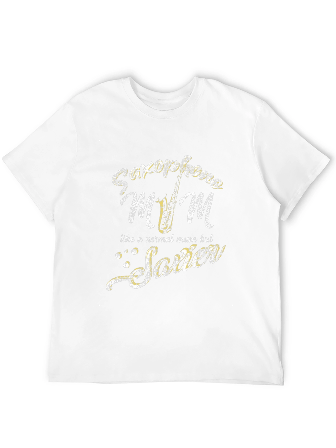 Saxophone Mum T-Shirt - Novelty Music Lover Tee