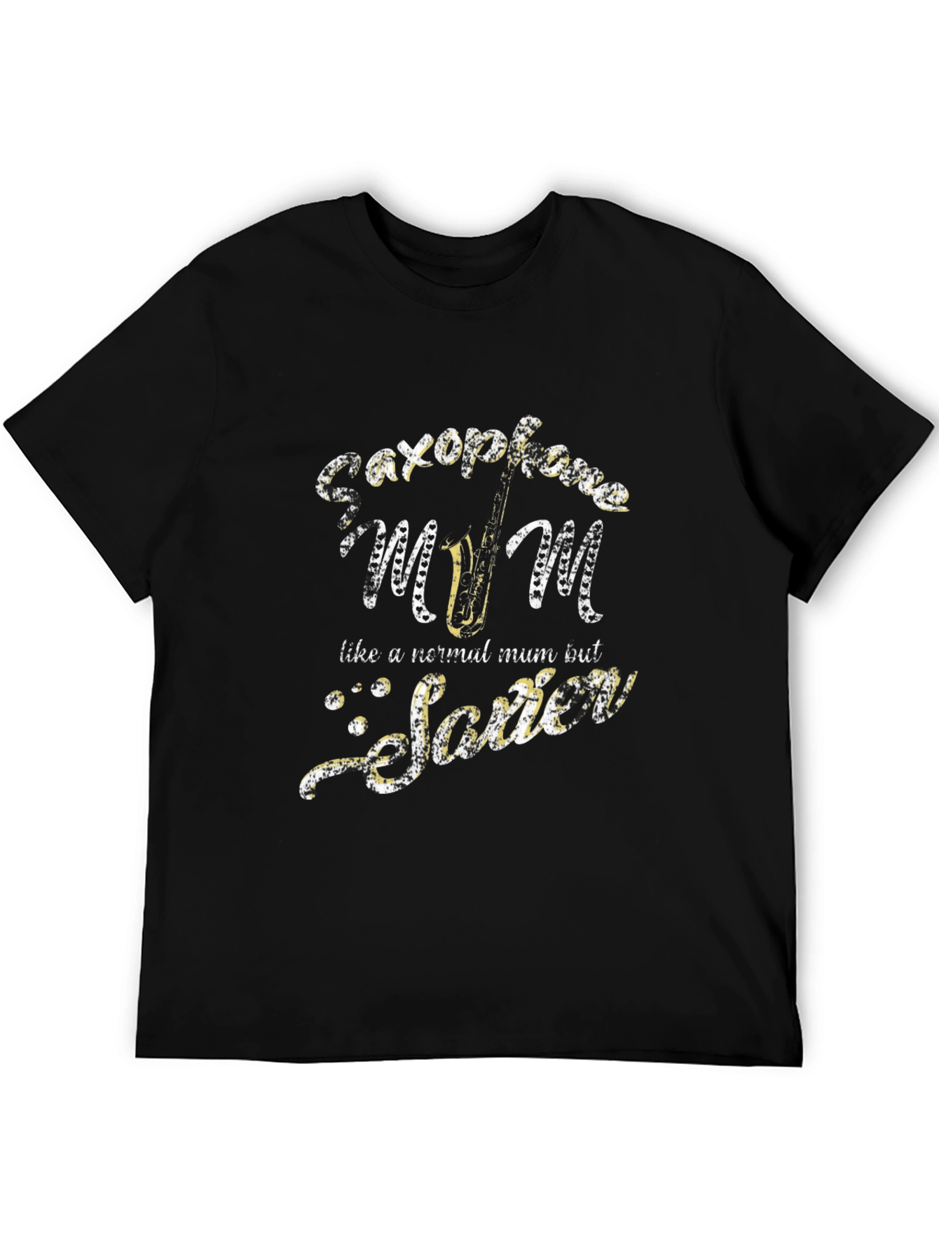 Saxophone Mum T-Shirt - Novelty Music Lover Tee