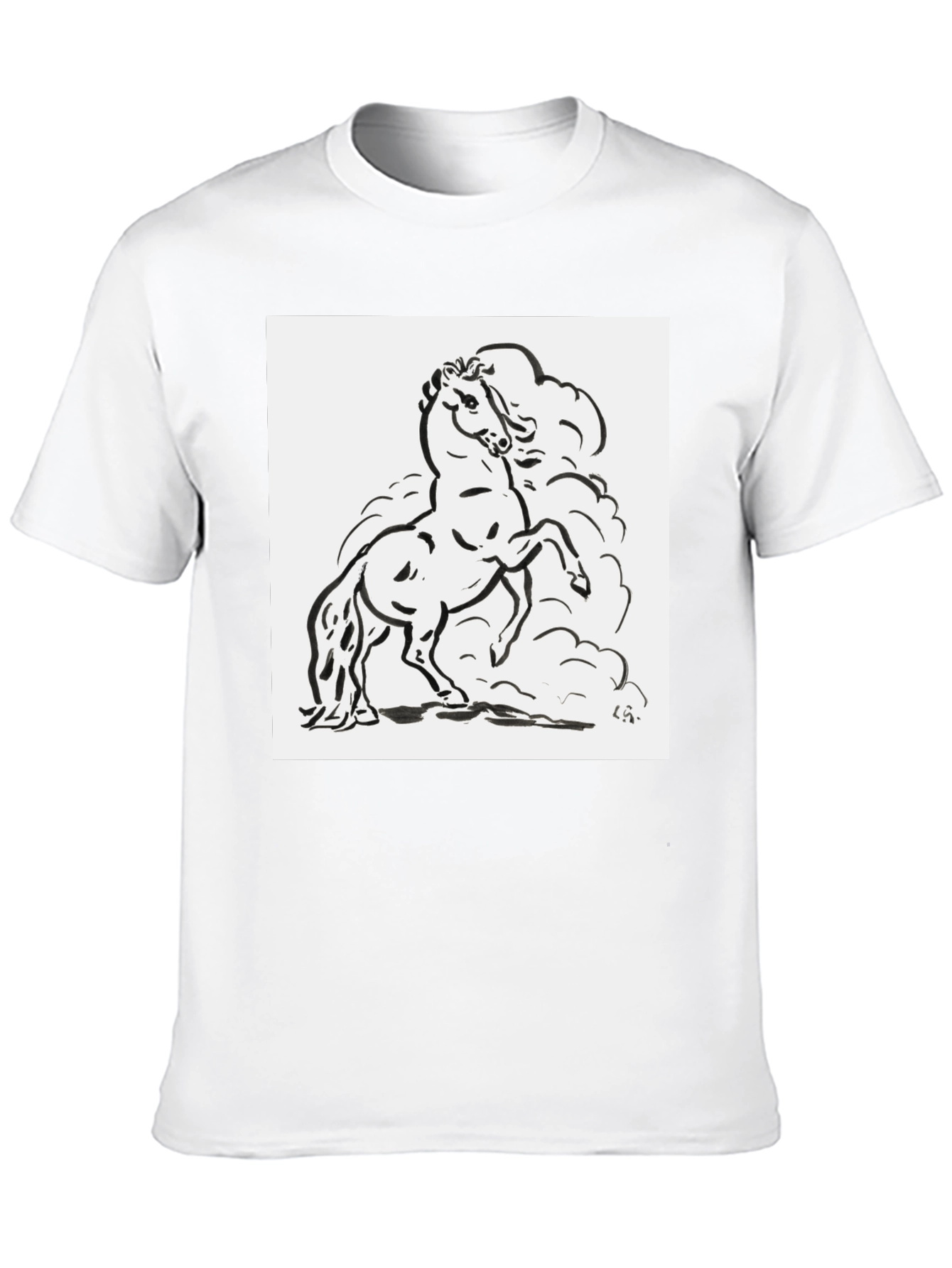 Black Horse Graphic Tee
