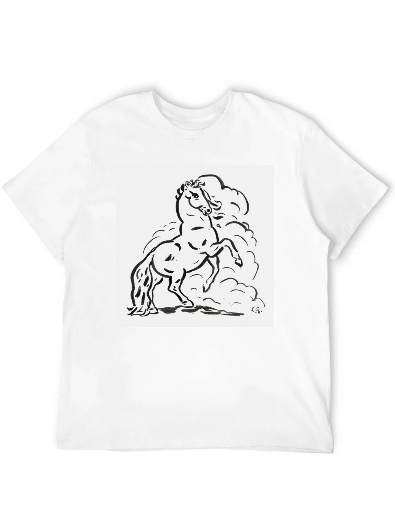 Black Horse Graphic Tee