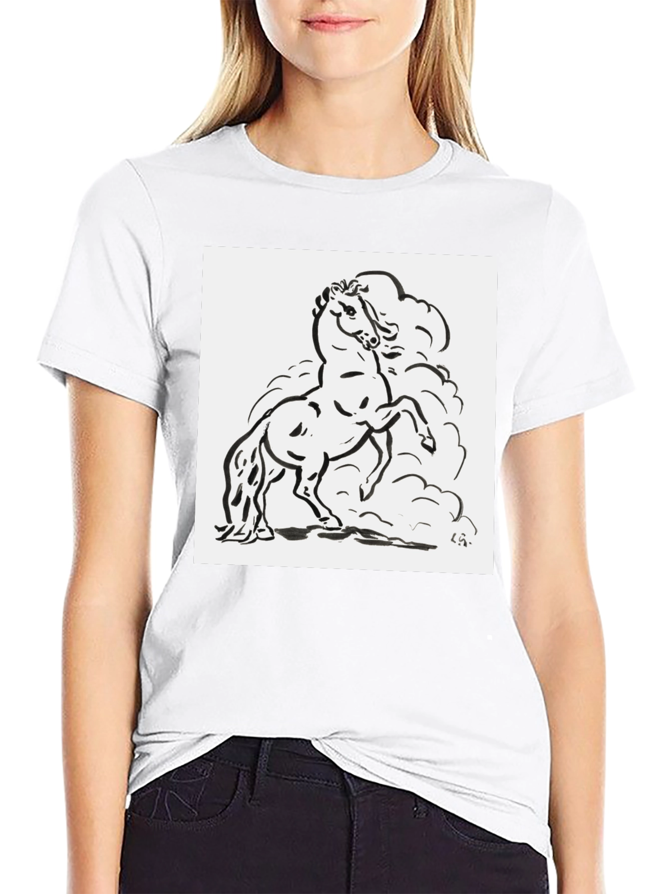 Black Horse Graphic Tee