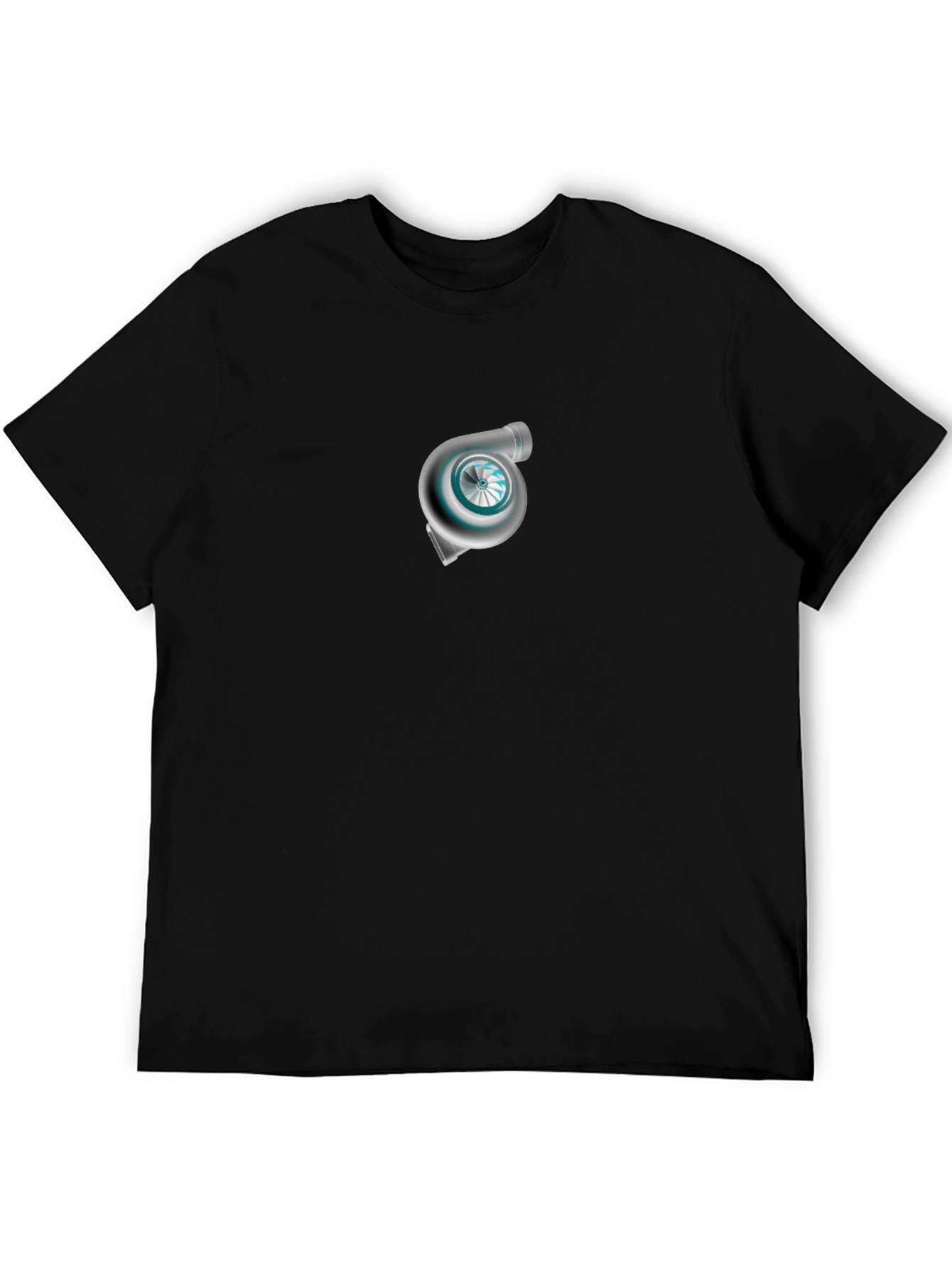 Turbo Graphic T-Shirt - Black Cotton Tee