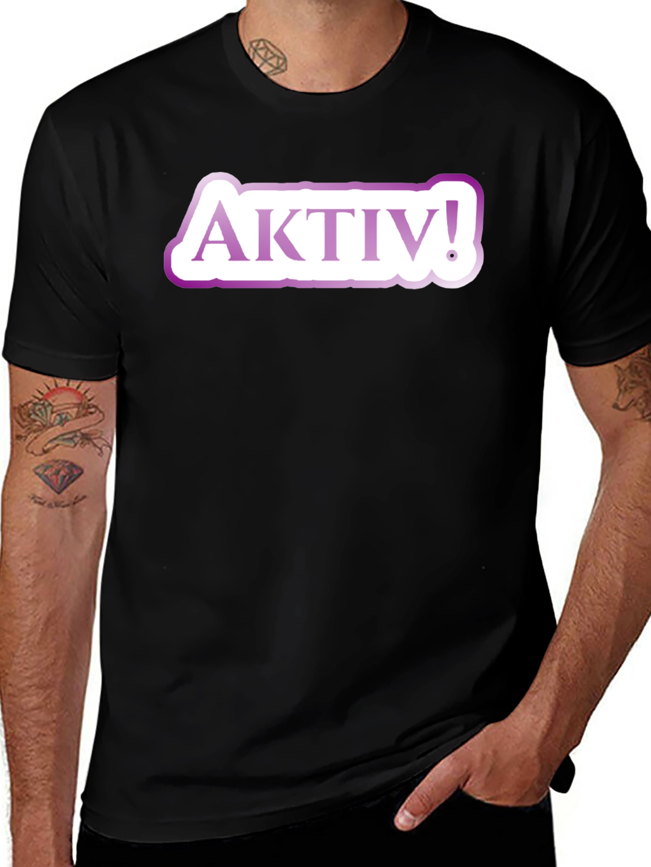 Aktiv! Black T-Shirt