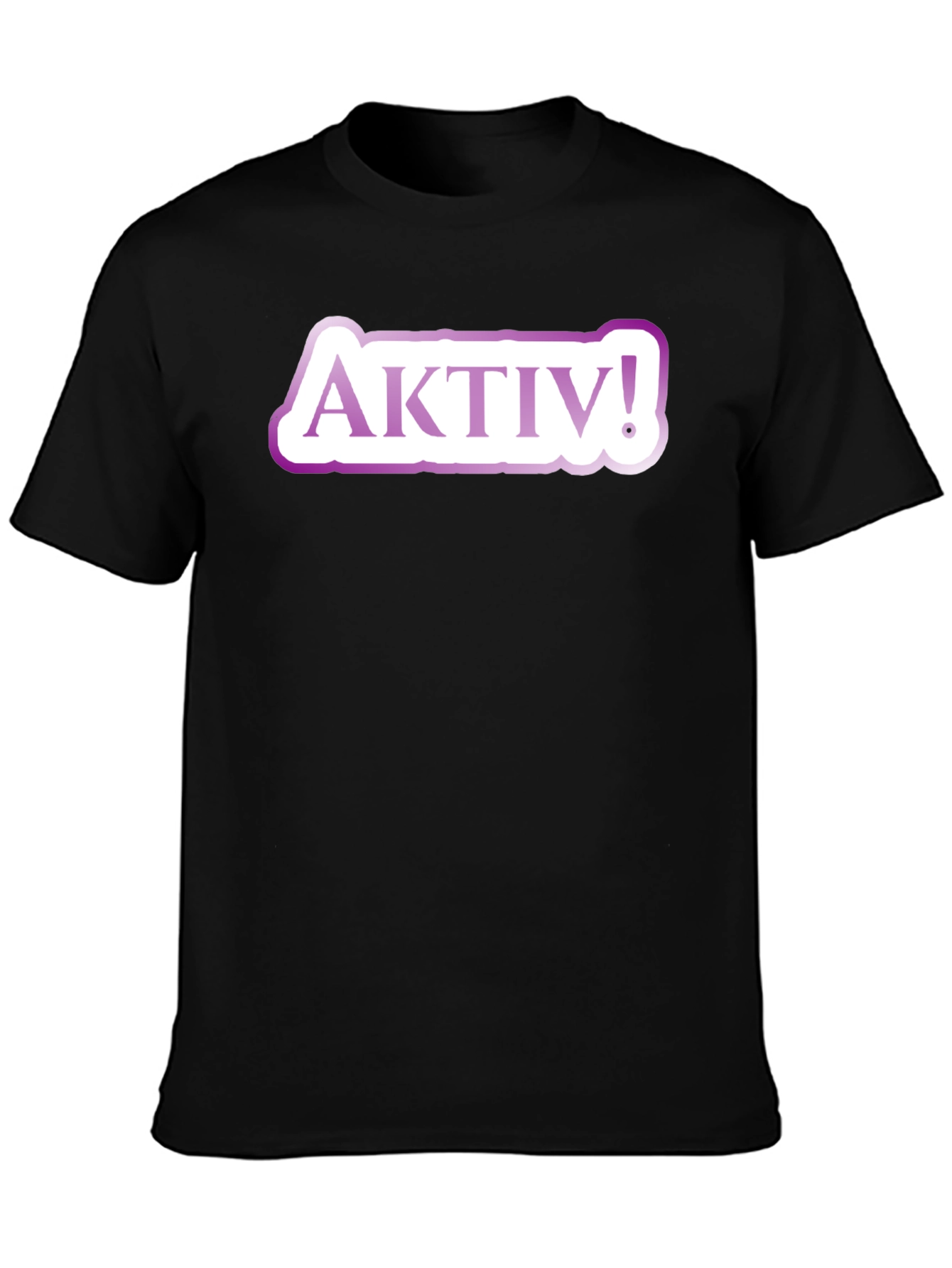 Aktiv! Black T-Shirt