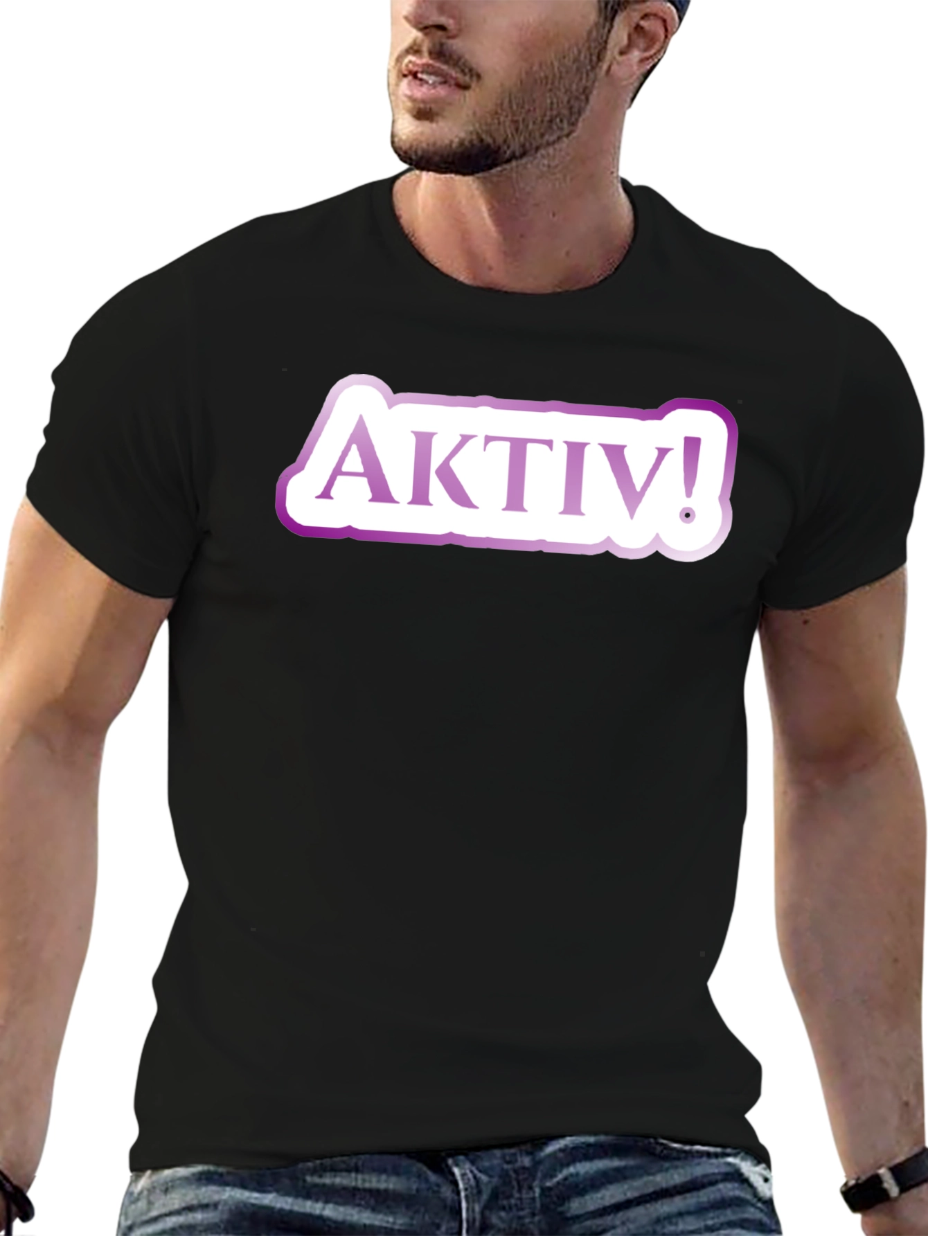 Aktiv! Black T-Shirt