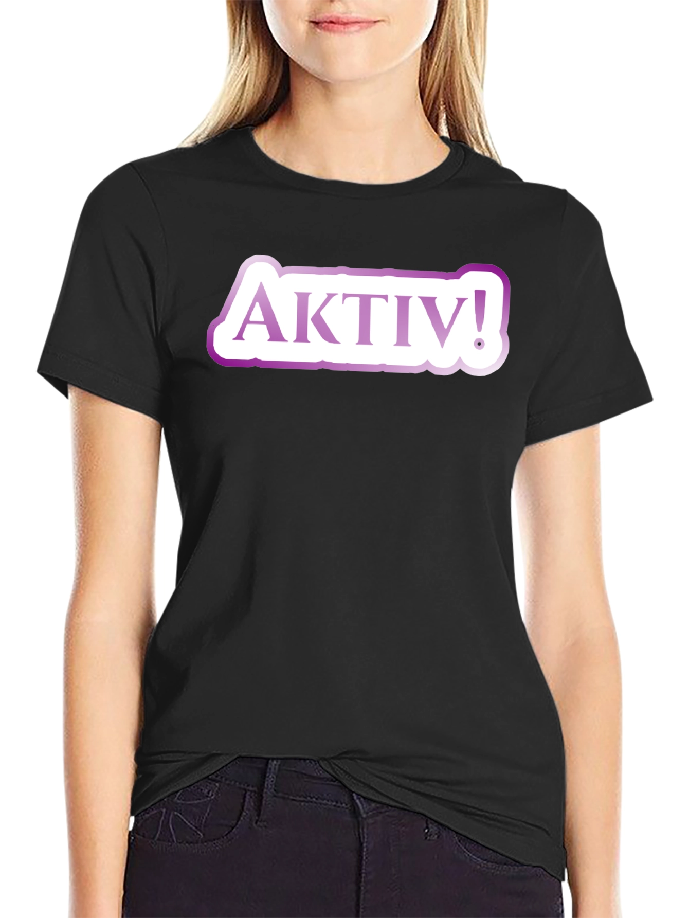 Aktiv! Black T-Shirt