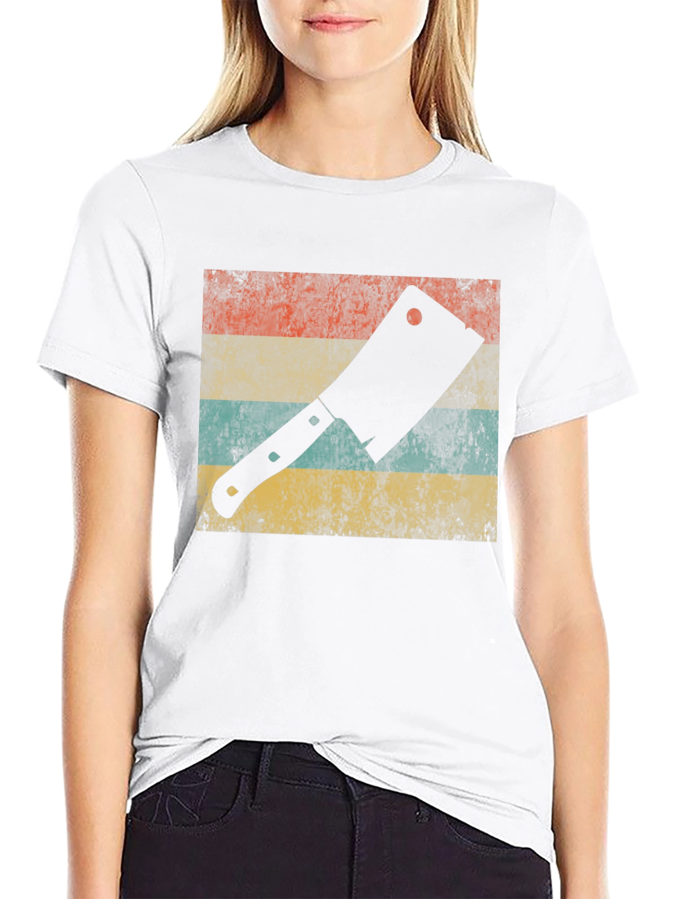 Retro Butcher Cleaver Graphic Tee