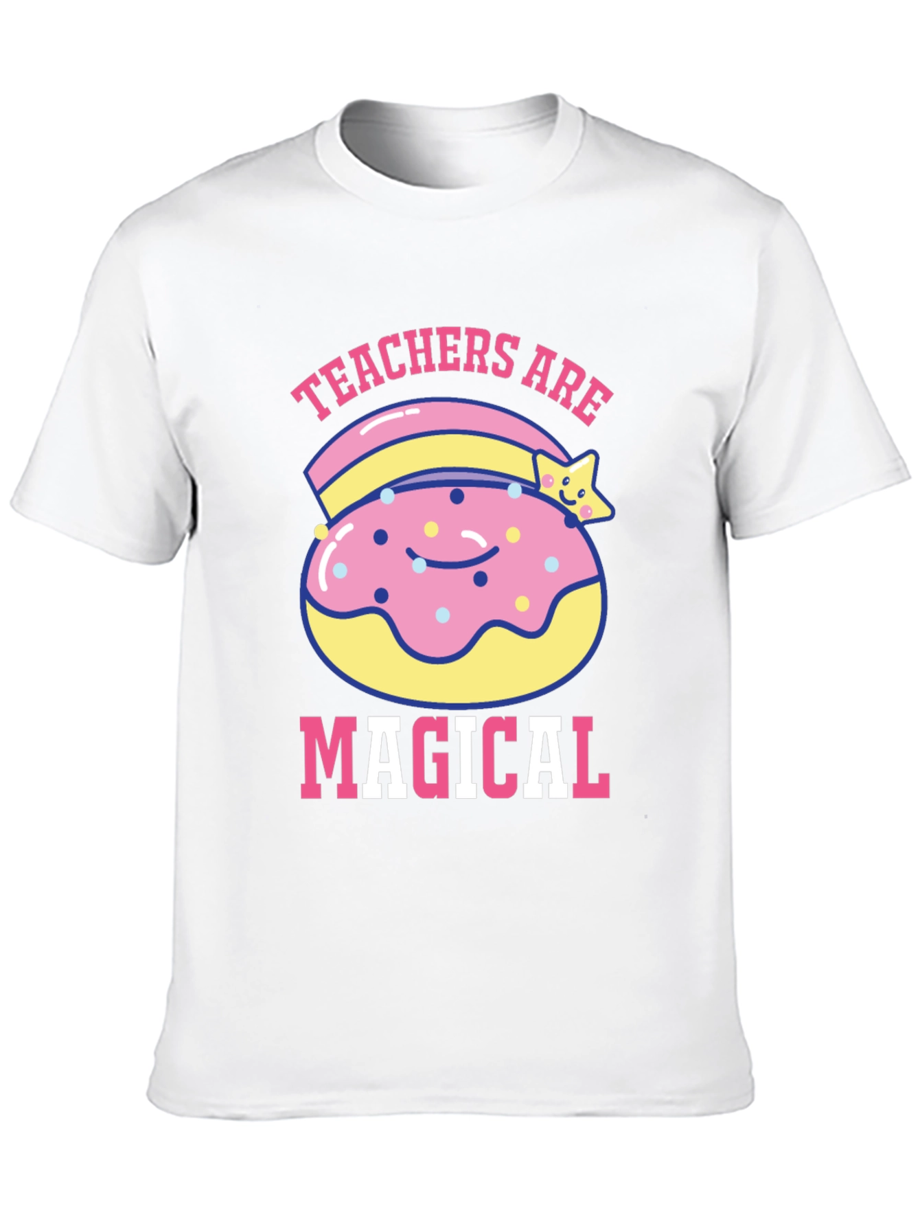 Teachers Are Magical Donut T-Shirt